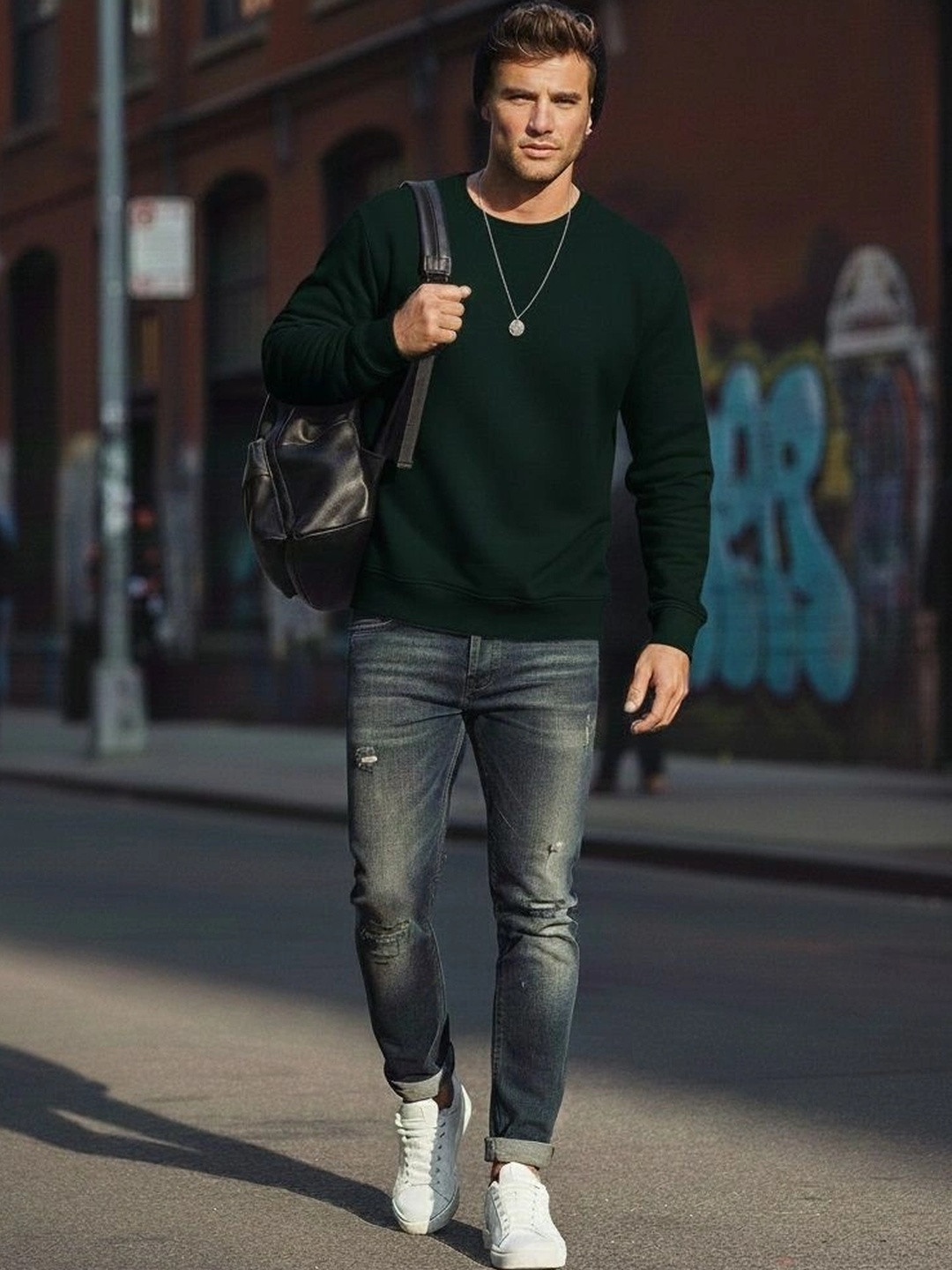 MIRAVUE Men Sweatshirt
