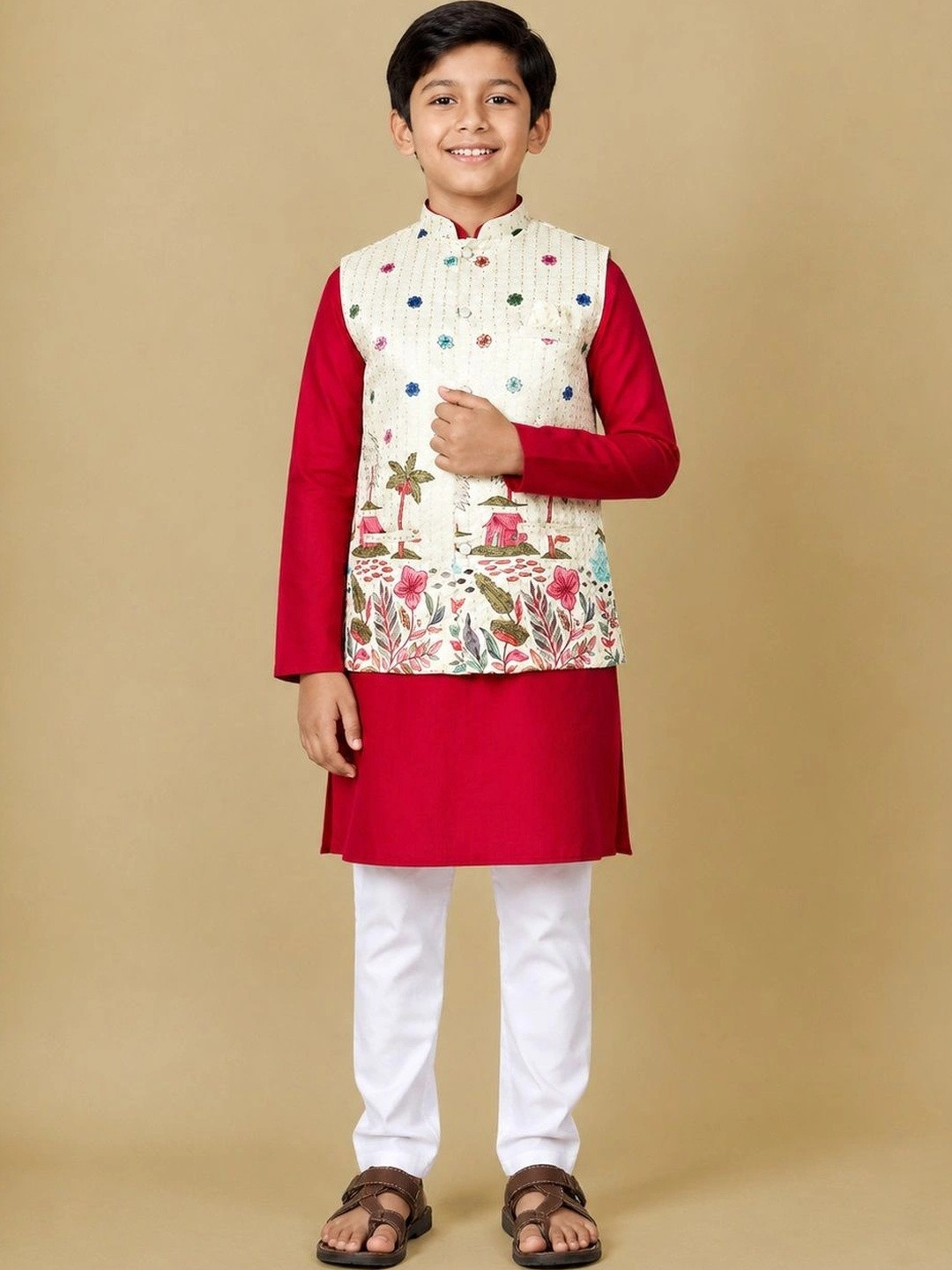 ELYXAROSE Boys Regular Kurta with Pyjamas