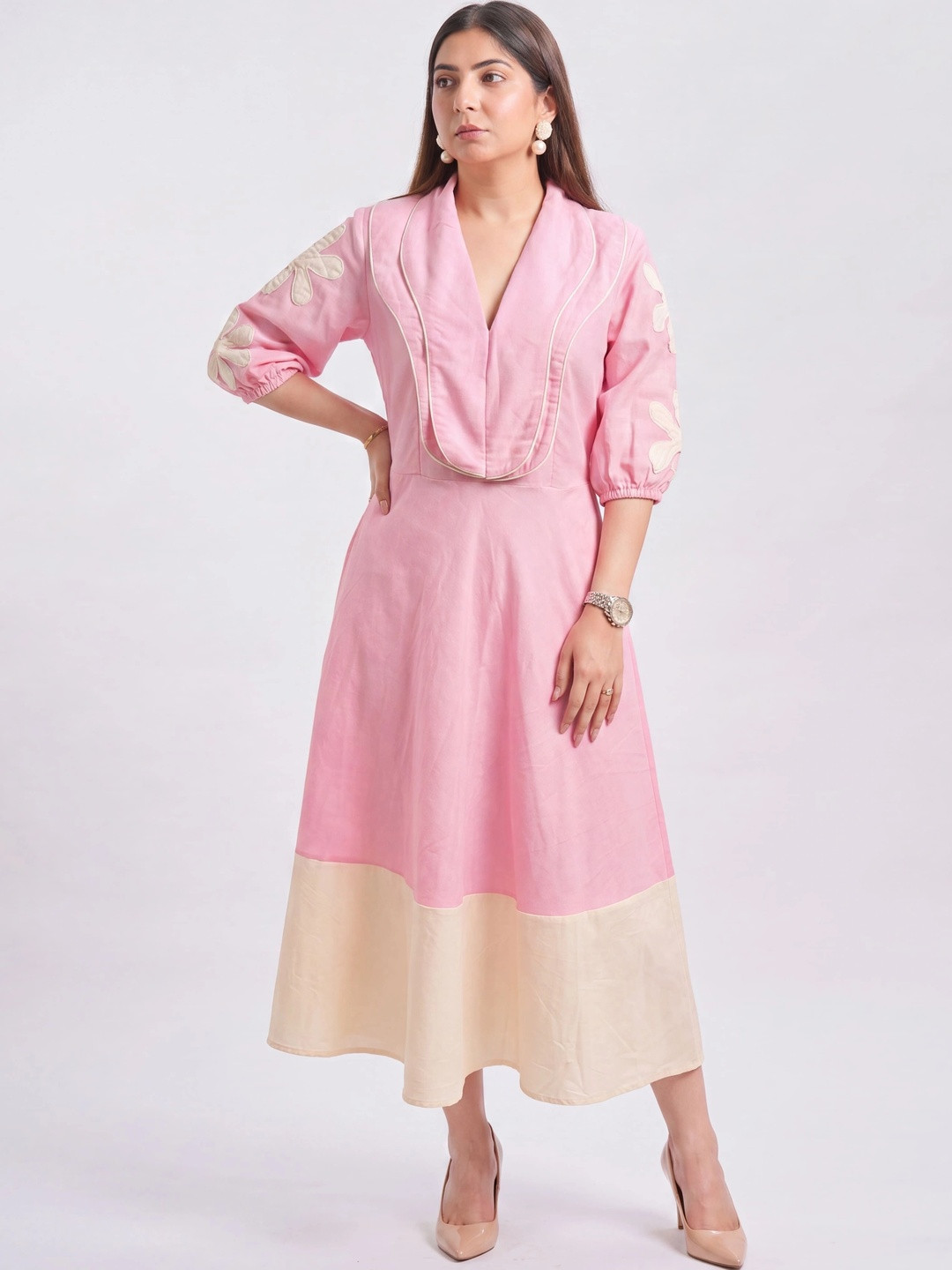 TBFO A-Line Midi Dress