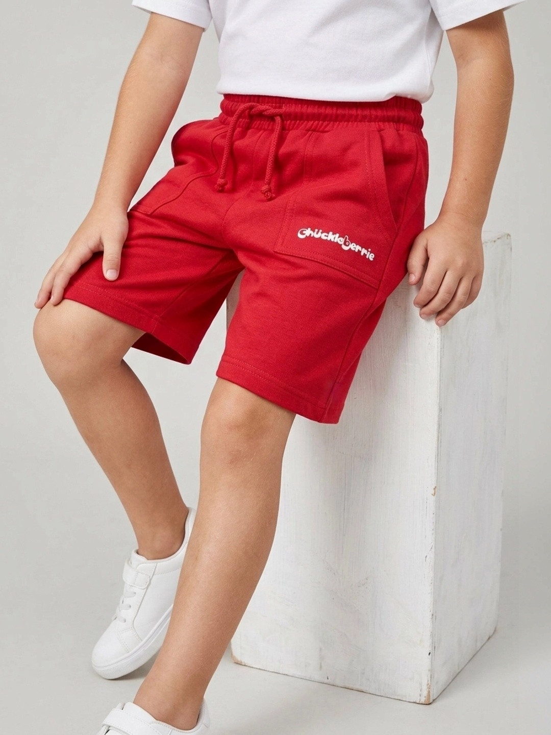 Chuckleberrie Boys Relaxed Fit Mid-Rise Shorts