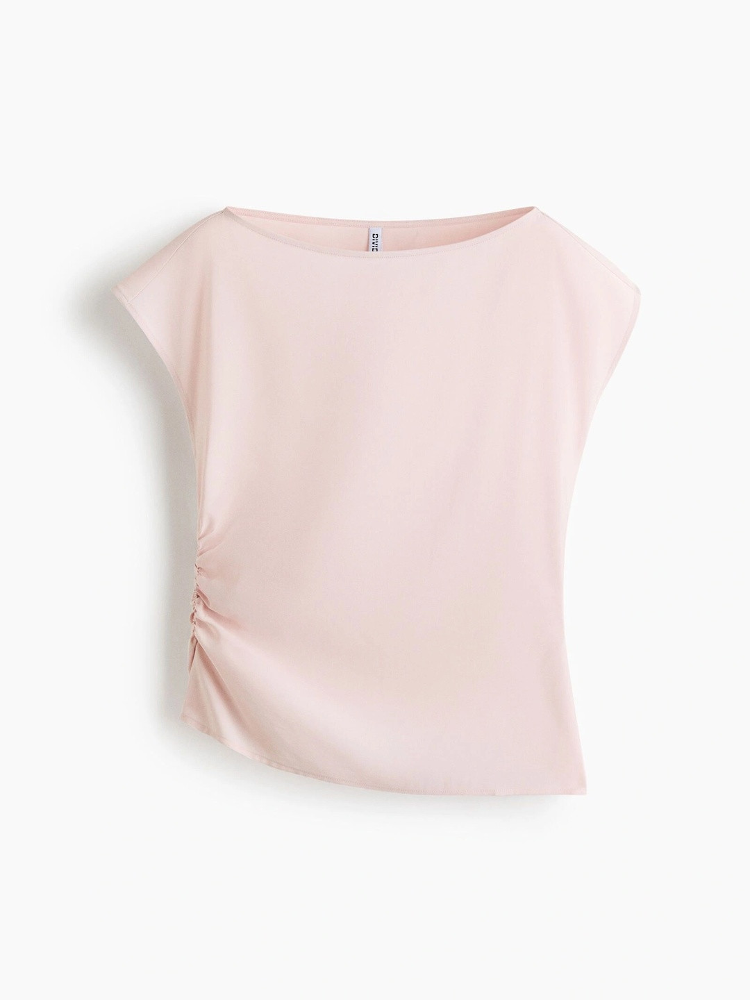 H&M Ruched Viscose-Blend Top