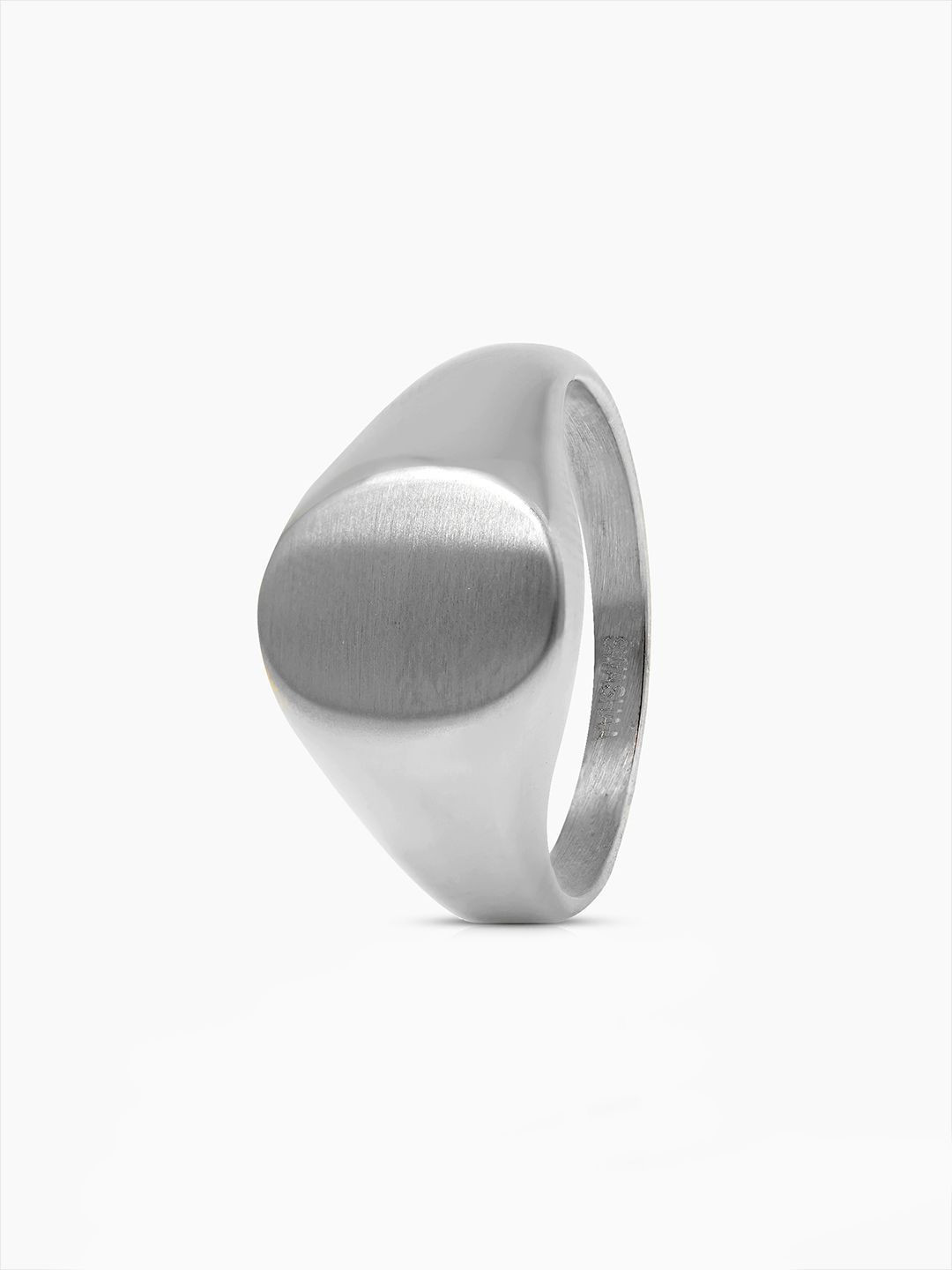 SWASHAA Men Zane Matte Signet Ring