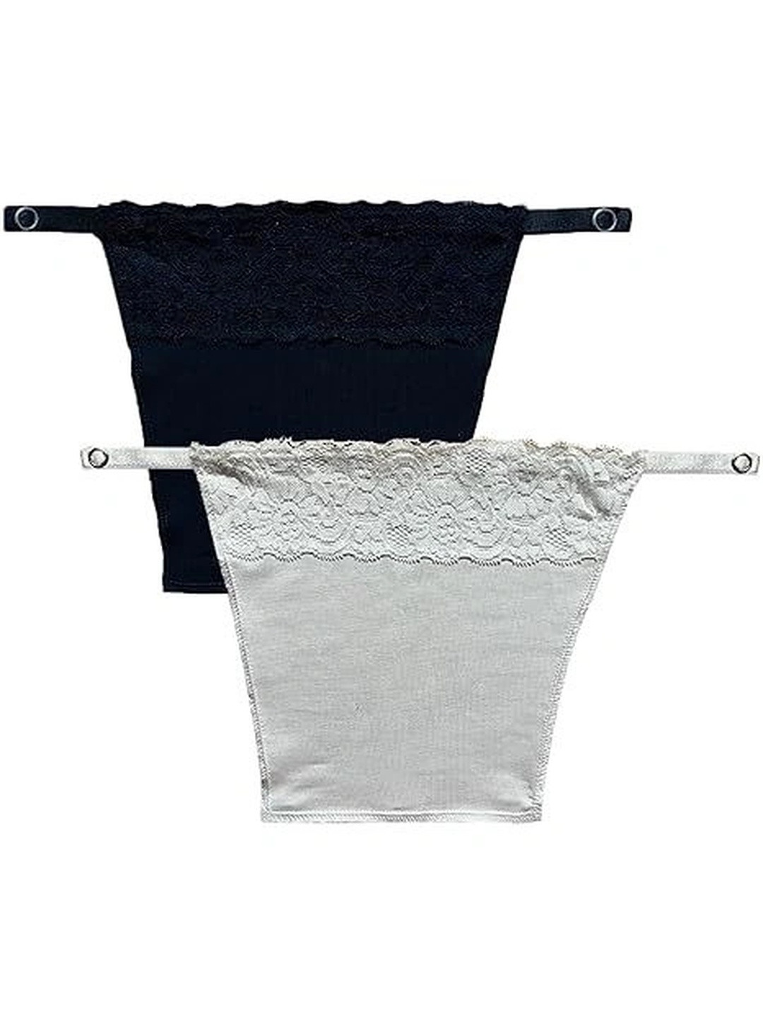 Fimalia Pack of 2 Pure Cotton Non Padded Camisoles