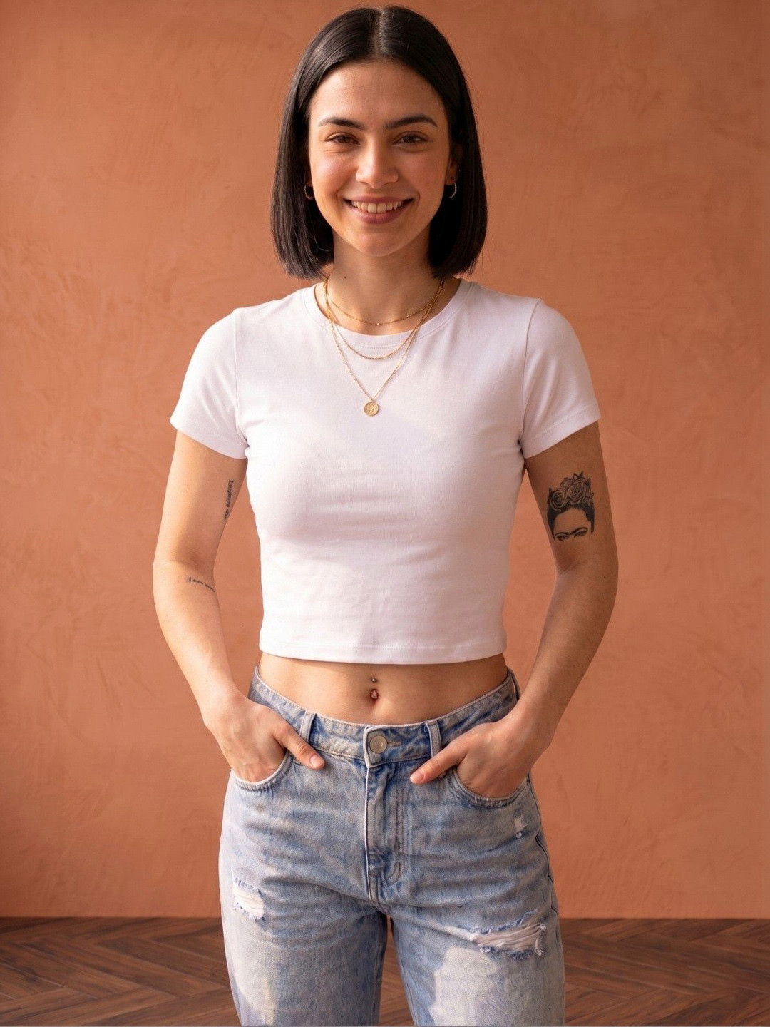 Prachin Fashion Women Boxy T-shirt