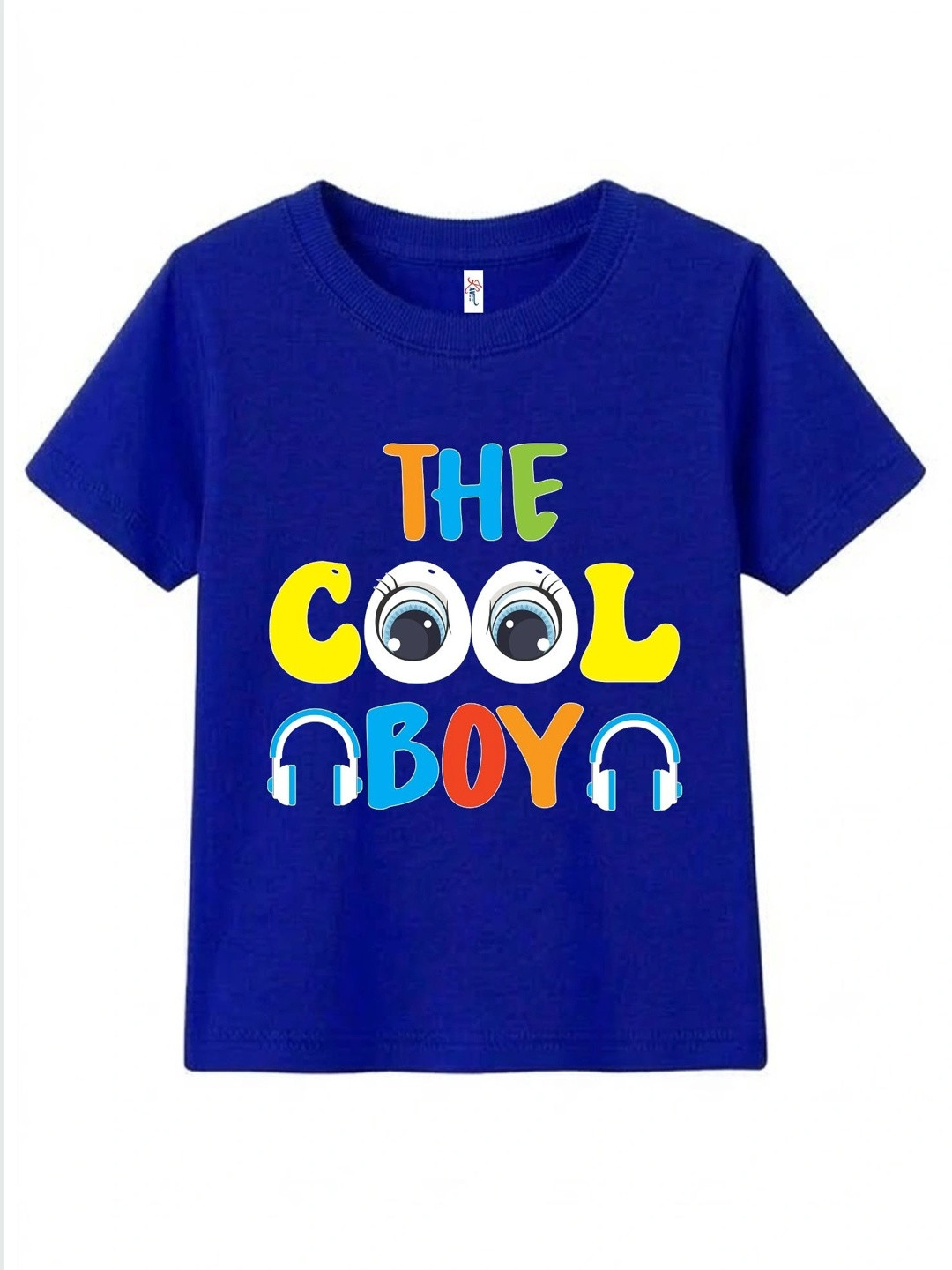 KAVEE Kids Typography Printed Bio Finish T-shirt