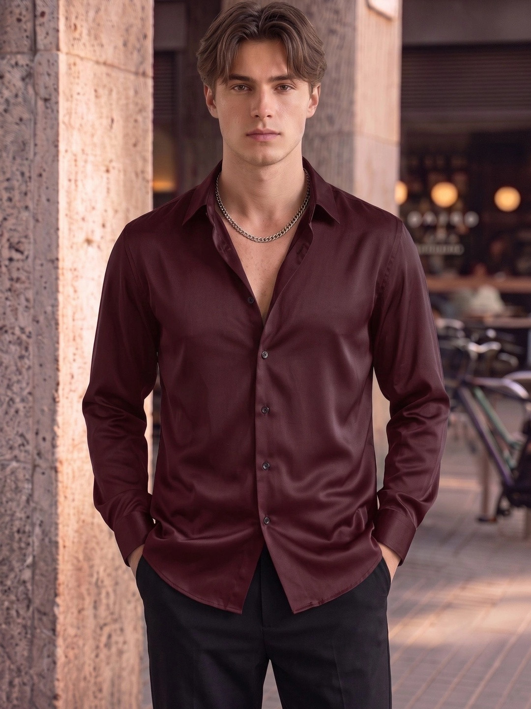 MACSIVO Men Standard Semiformal Shirt