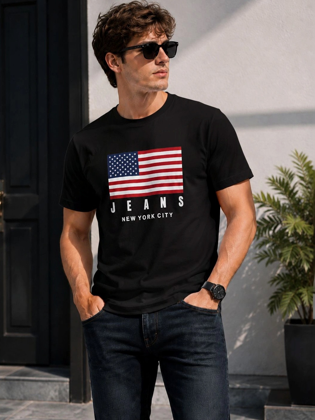 MOSSMOOR Men Printed T-shirt