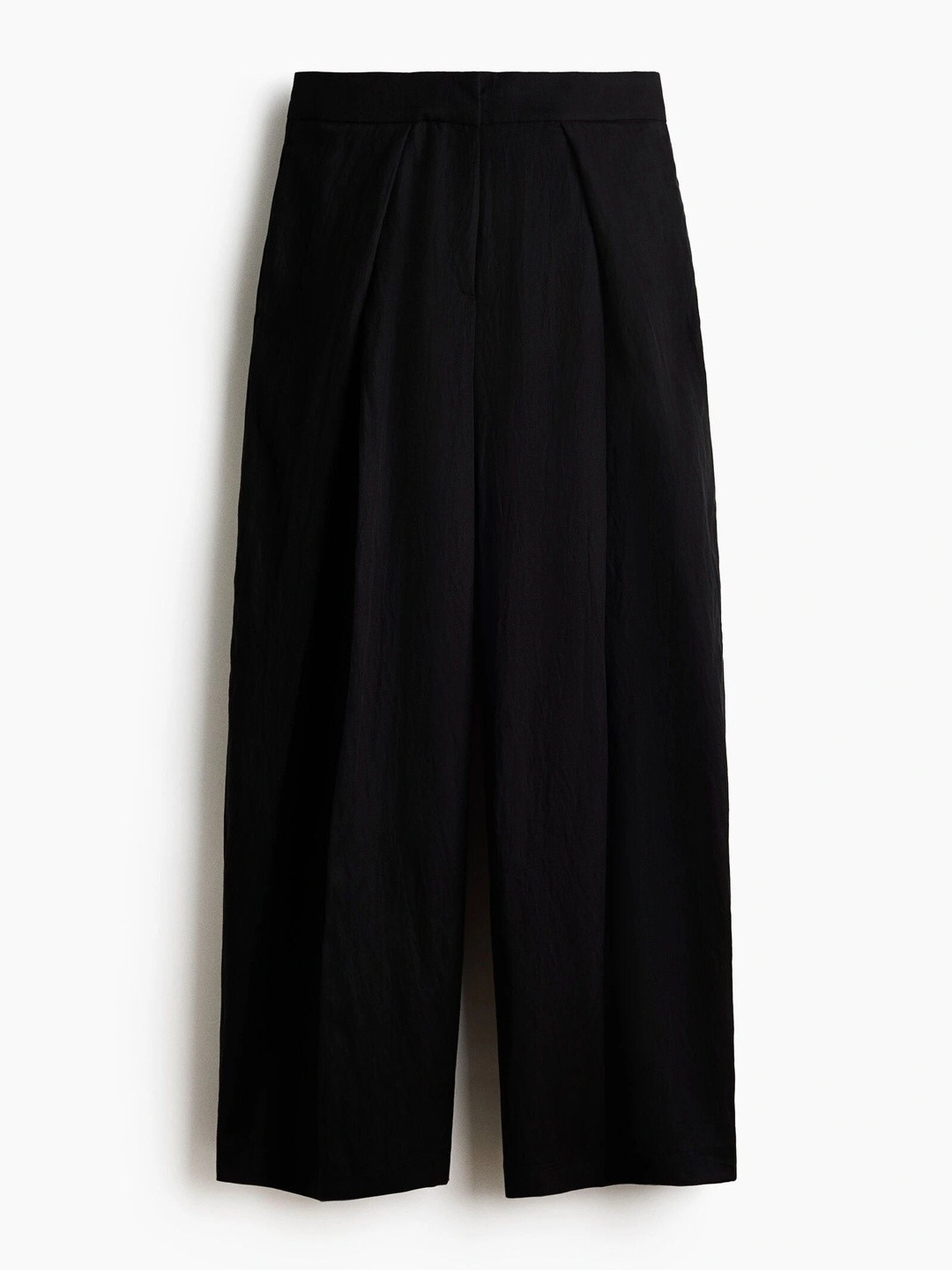 H&M Women Crinkled Wrap-Detail Trousers