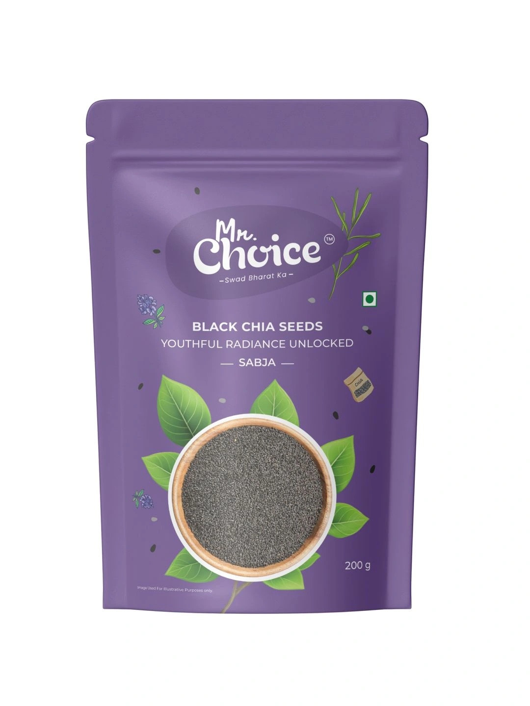 Mr Choice Black Chia Seeds - 200 g