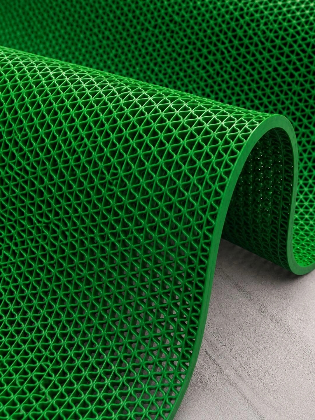Go Hooked Green Anti-Skid Rubber Bath Rug