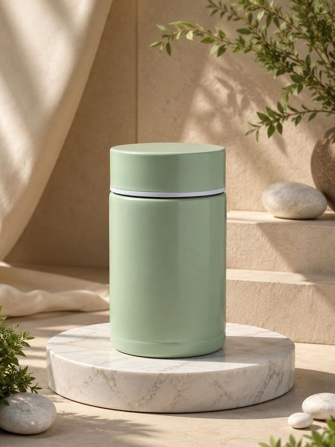 SeaRegal Green Single Stainless Steel Solid Double Wall Vacuum Water Bottle