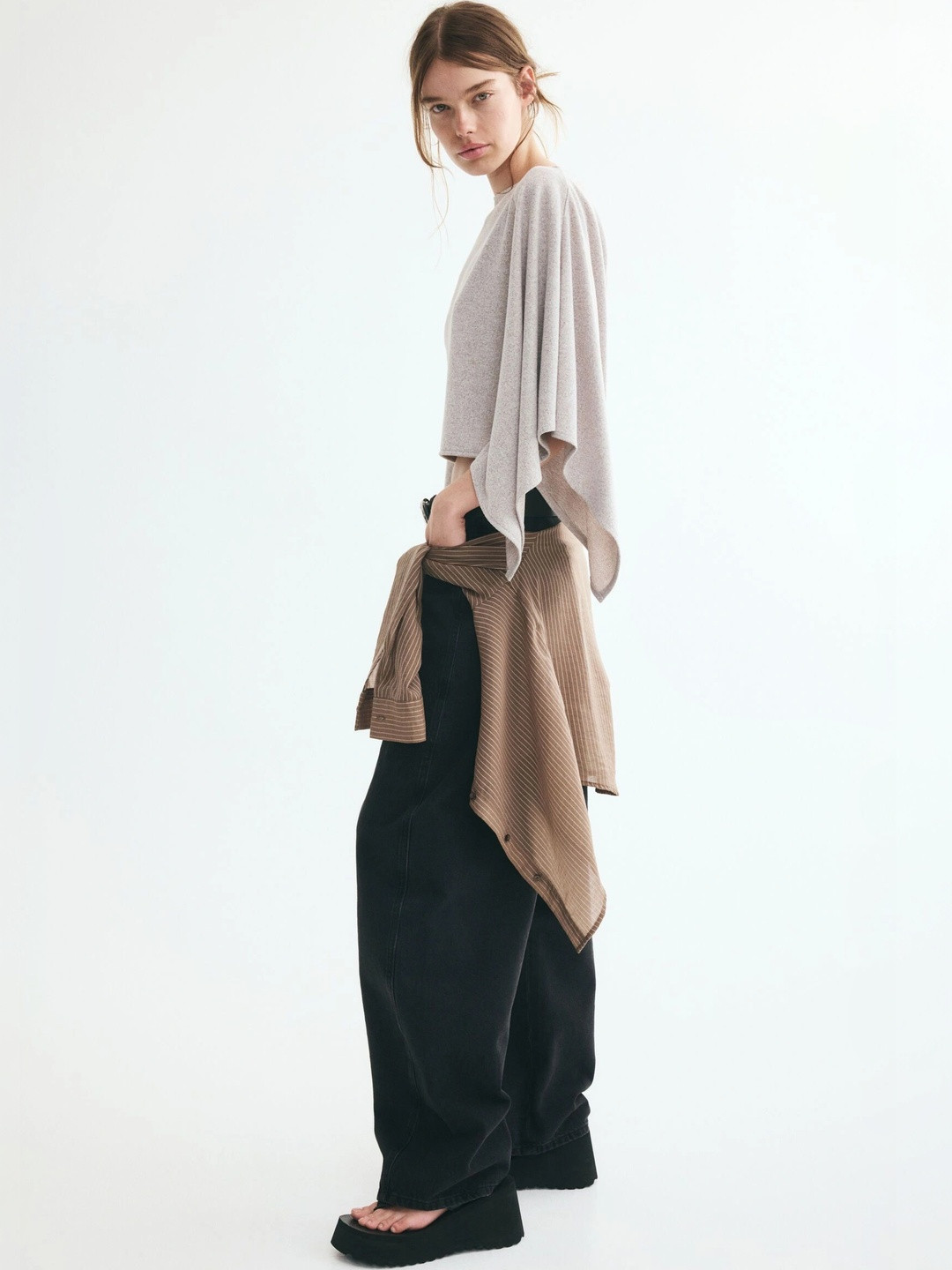 H&M Viscose-Blend Cape