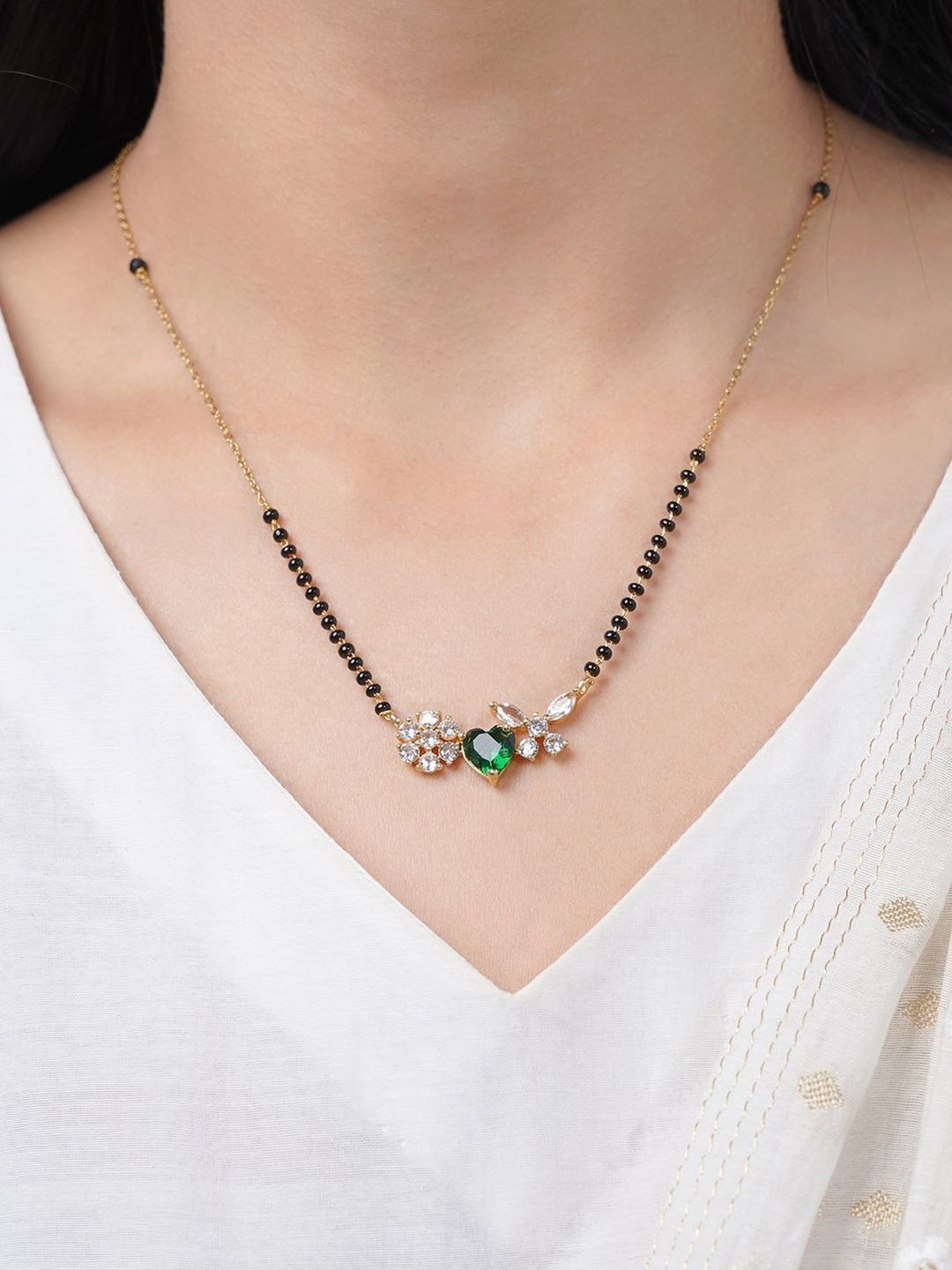 SWASHAA Gold-Plated Mangalsutra