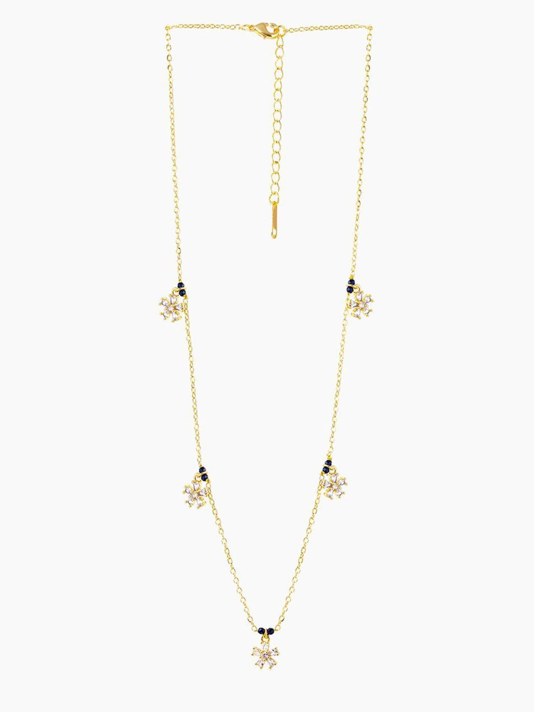 SWASHAA Blossomy 14K Gold Plated Mangalsutra