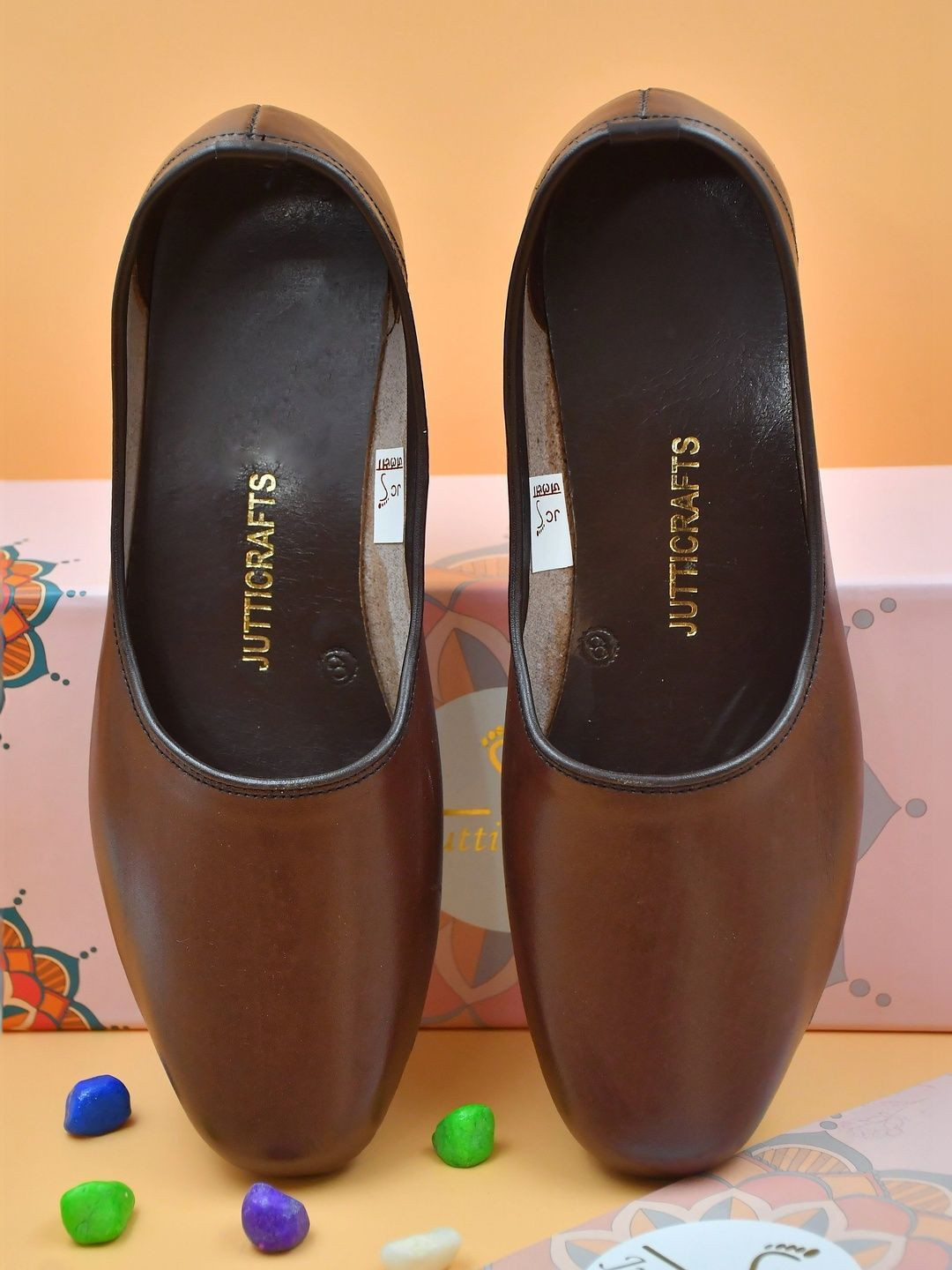 Jutti Crafts Men Mojaris Flats