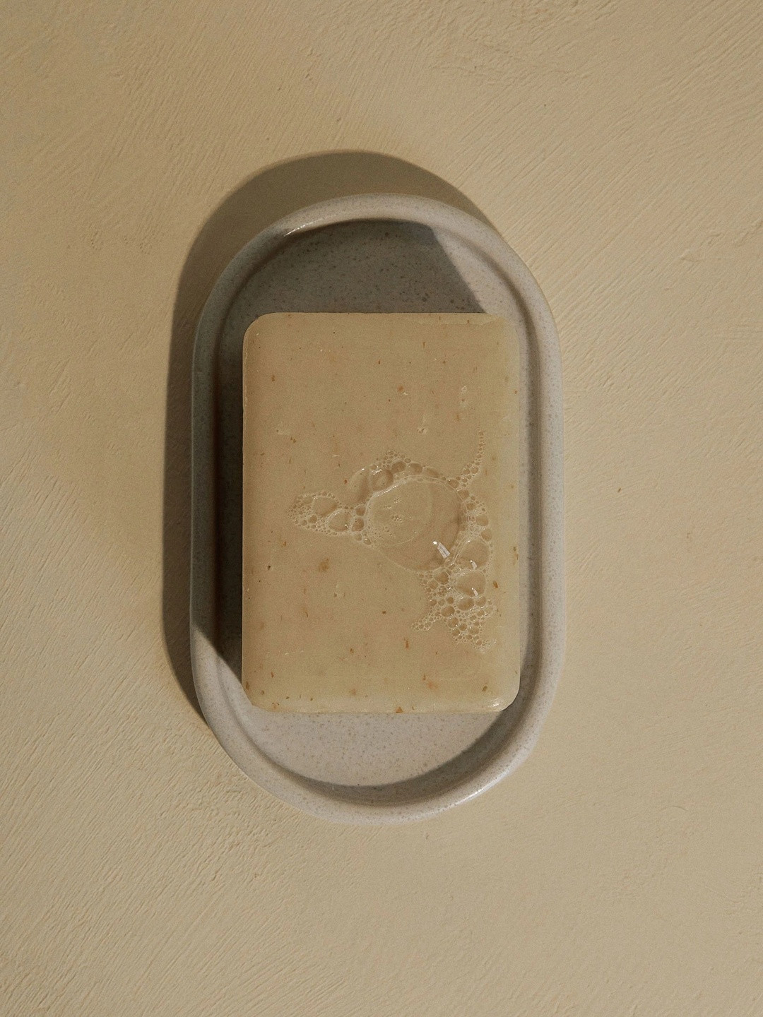 H&M Beige Stoneware Tray