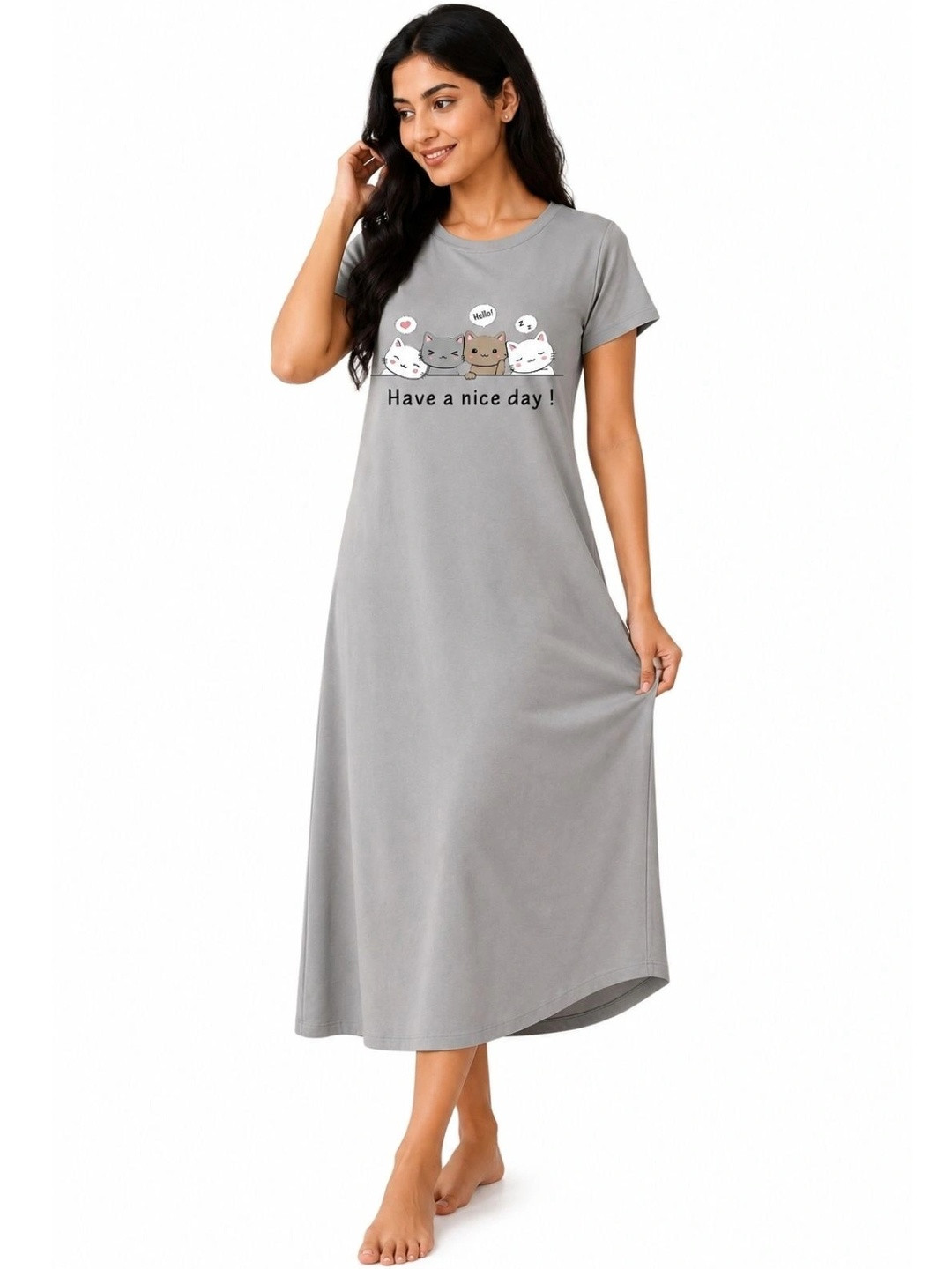 MONARCH EXPORTS Printed Nightdress