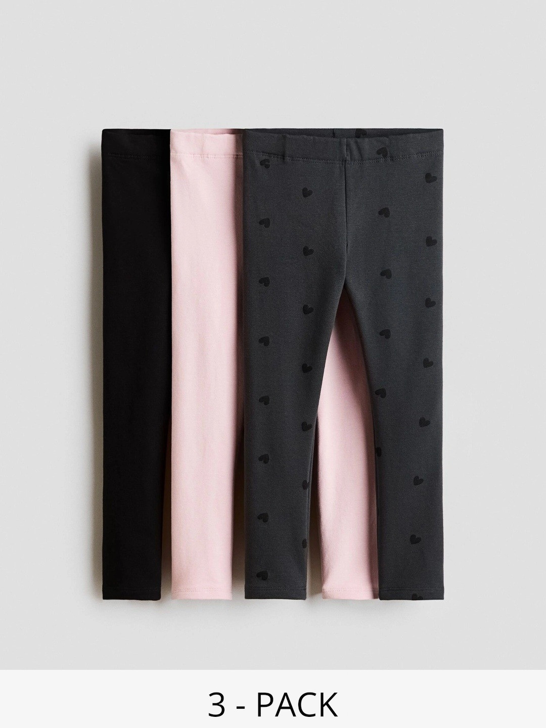 H&M 3-Pack Brushed-Inside Leggings