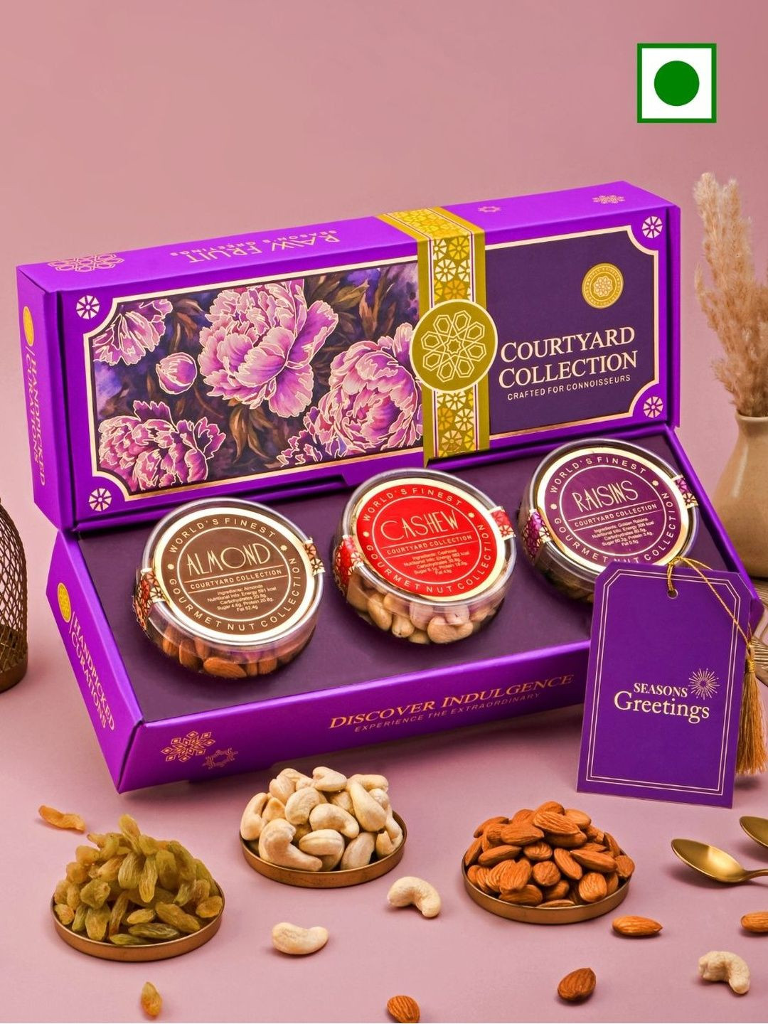 RawFruit Set of 3 Dry Fruits Gift Hamper
