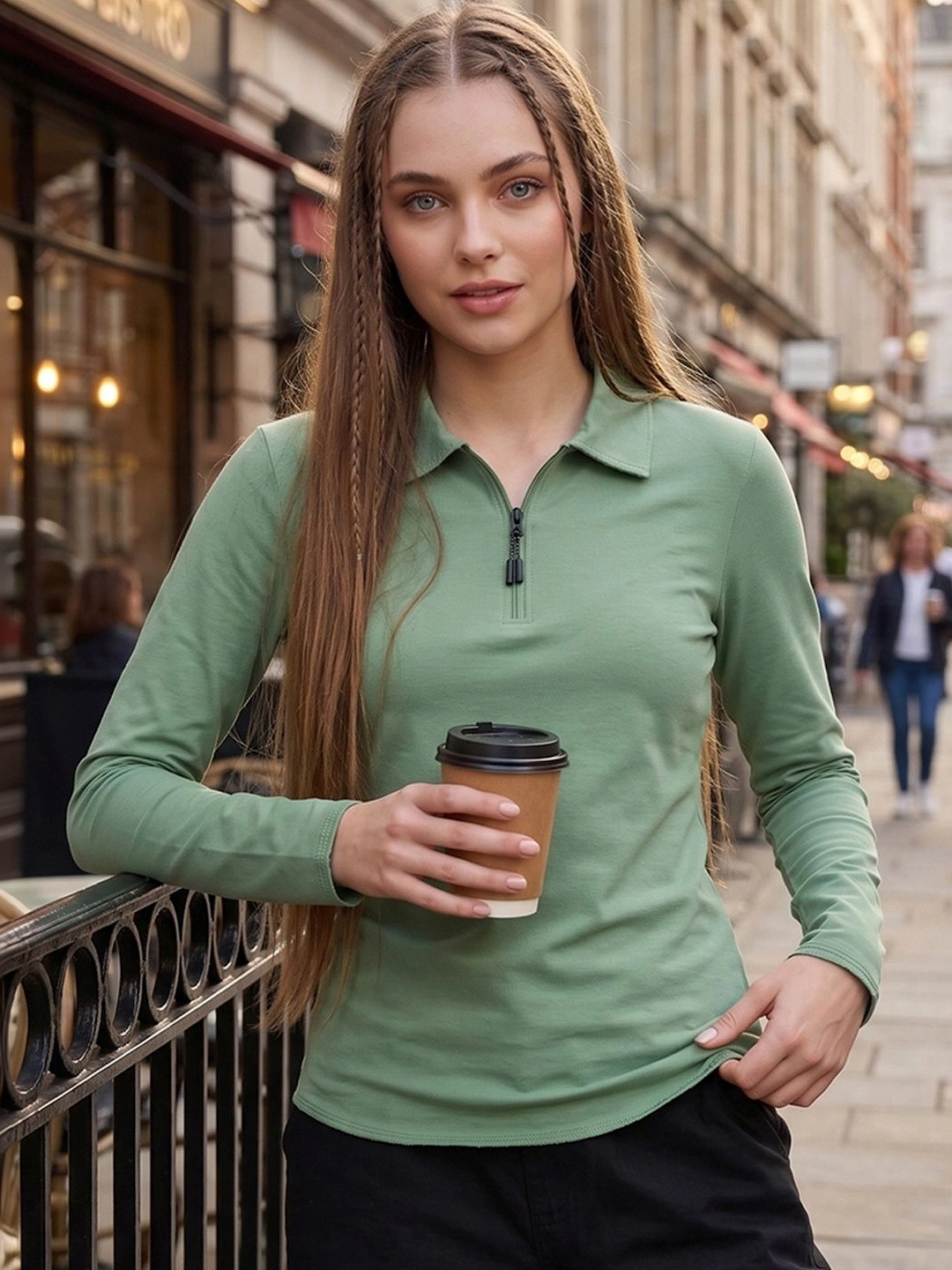 Kook N Keech Women Polo Collar T-shirt