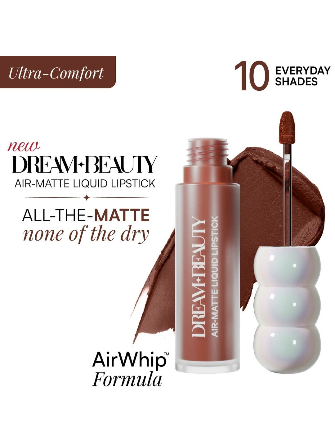 Dream Beauty Air-Matte Liquid Lipstick -3.5 ml - Aria