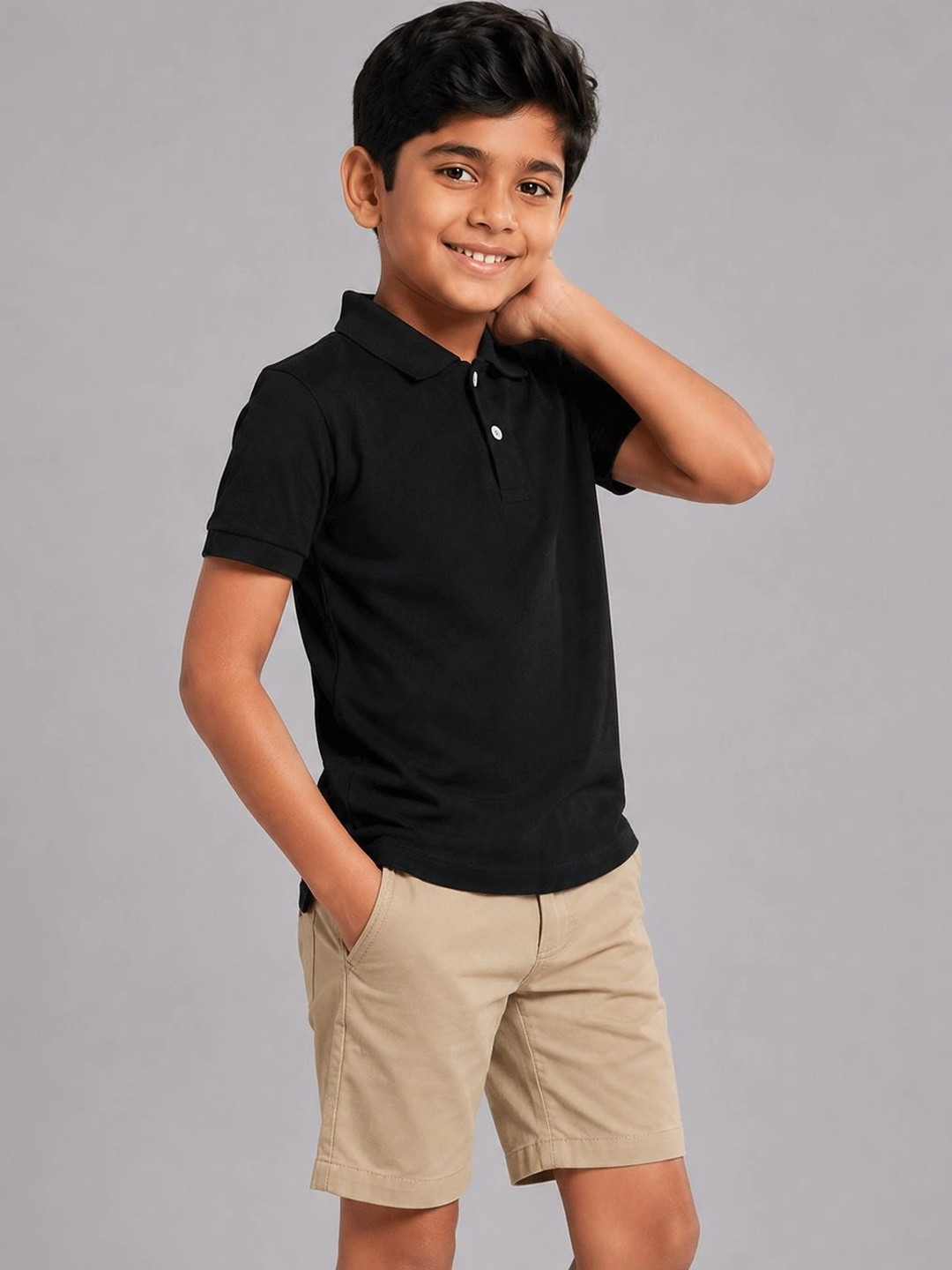 Dechado Boys Black Tshirts
