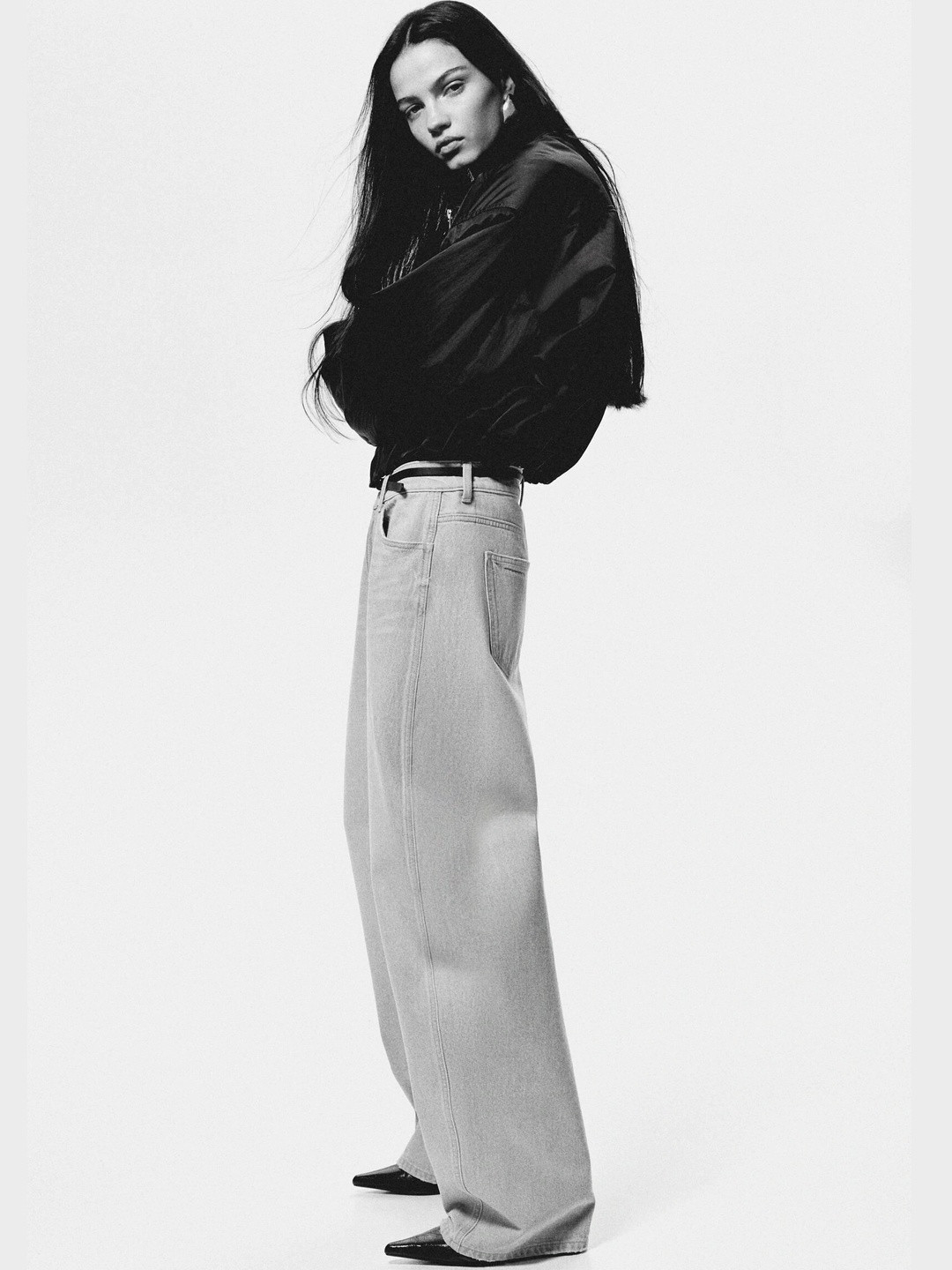 H&M Barrel High Waist Jeans