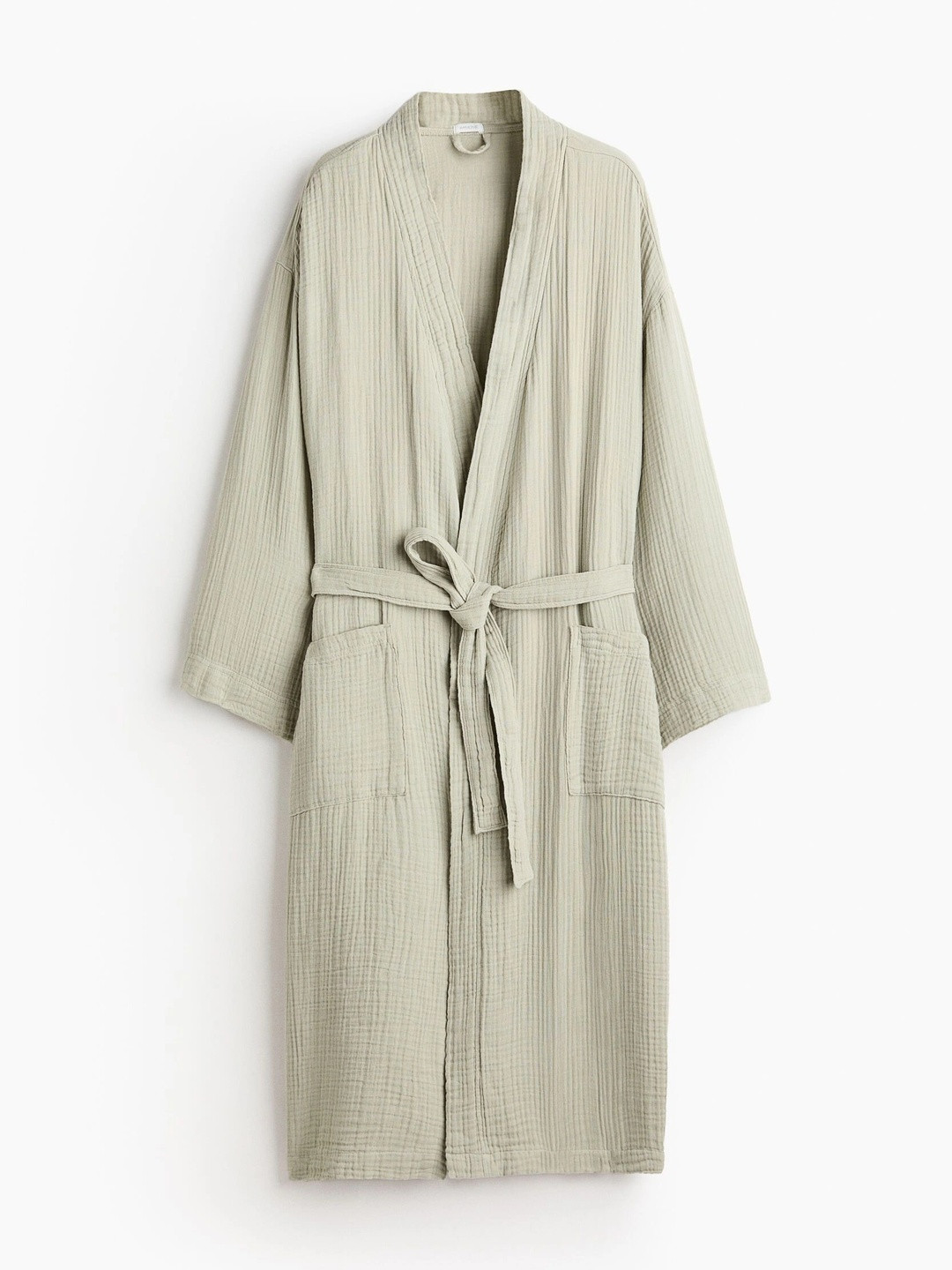 H&M Cotton Muslin Dressing Gown