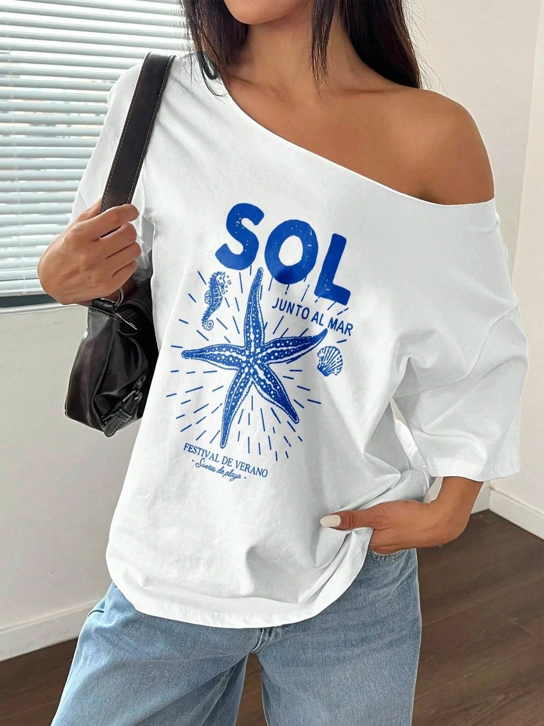 Calm Down Women Printed T-shirt