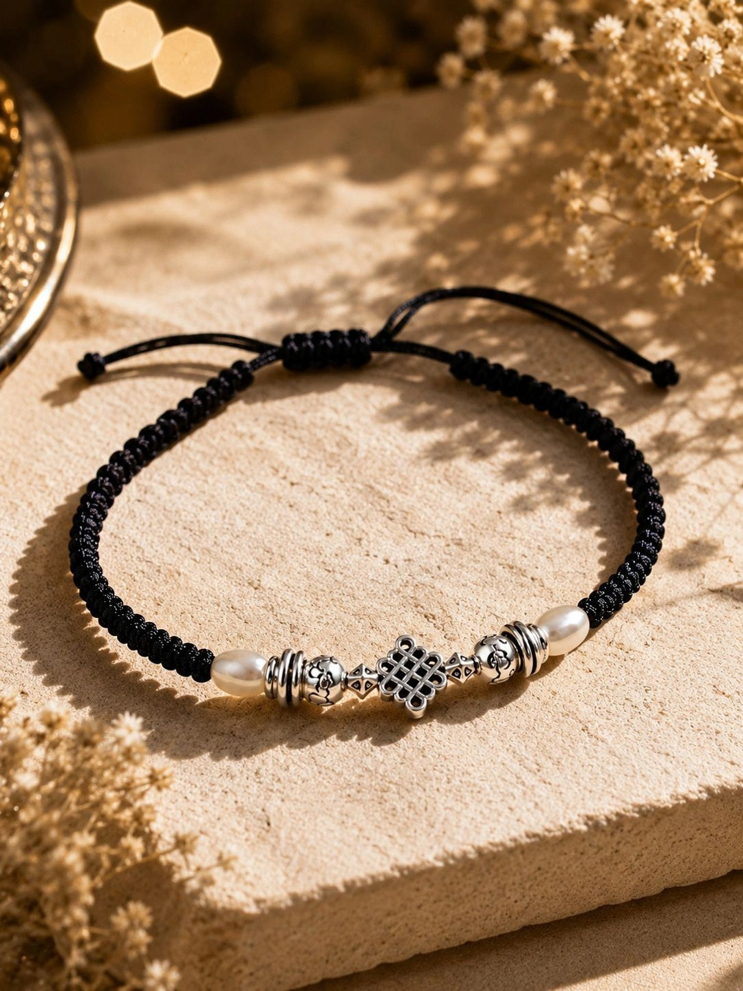 PANASH Silver-Plated Anklet