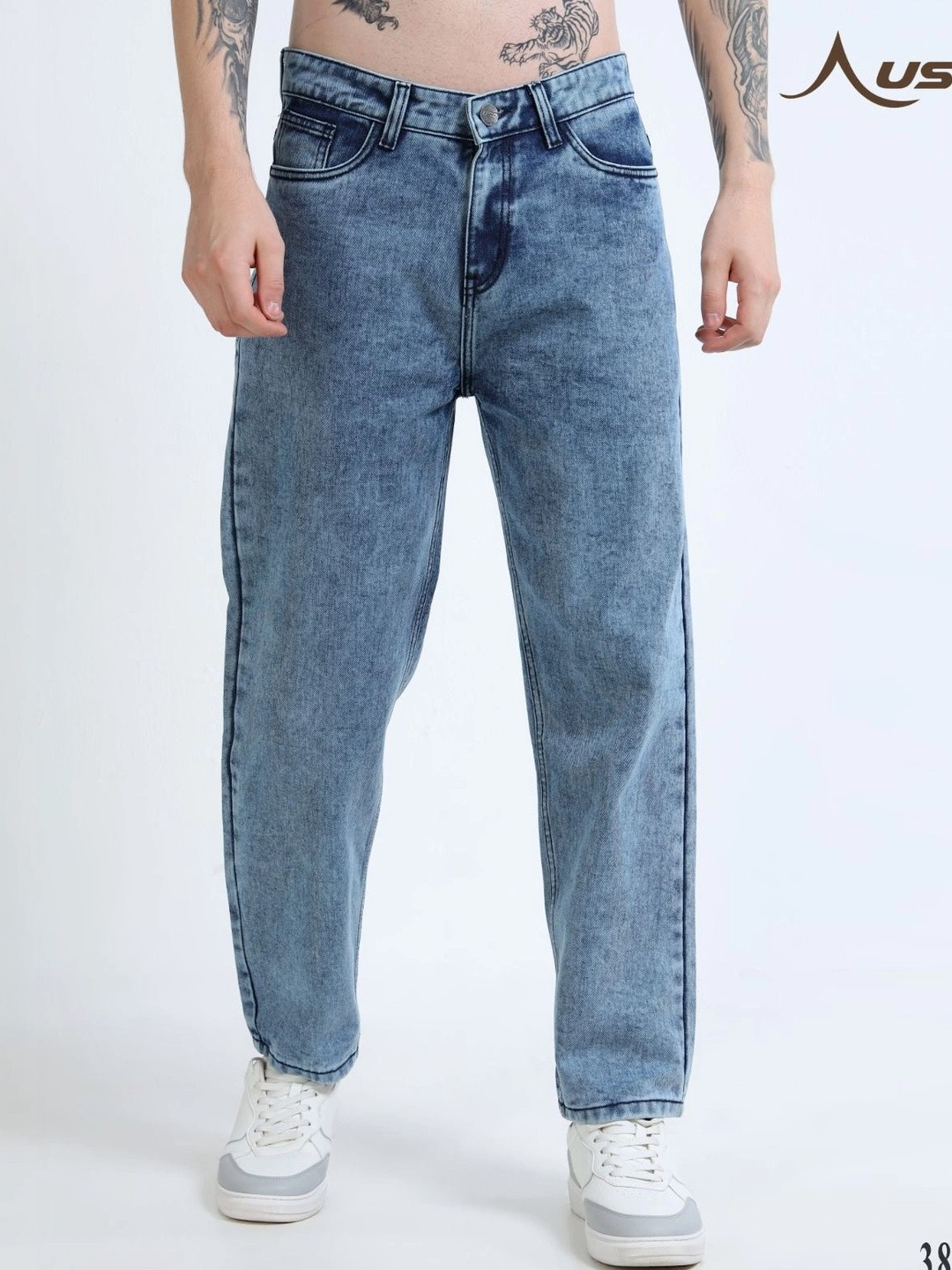 USD Men Mid-Rise Denim Mom Fit Jeans