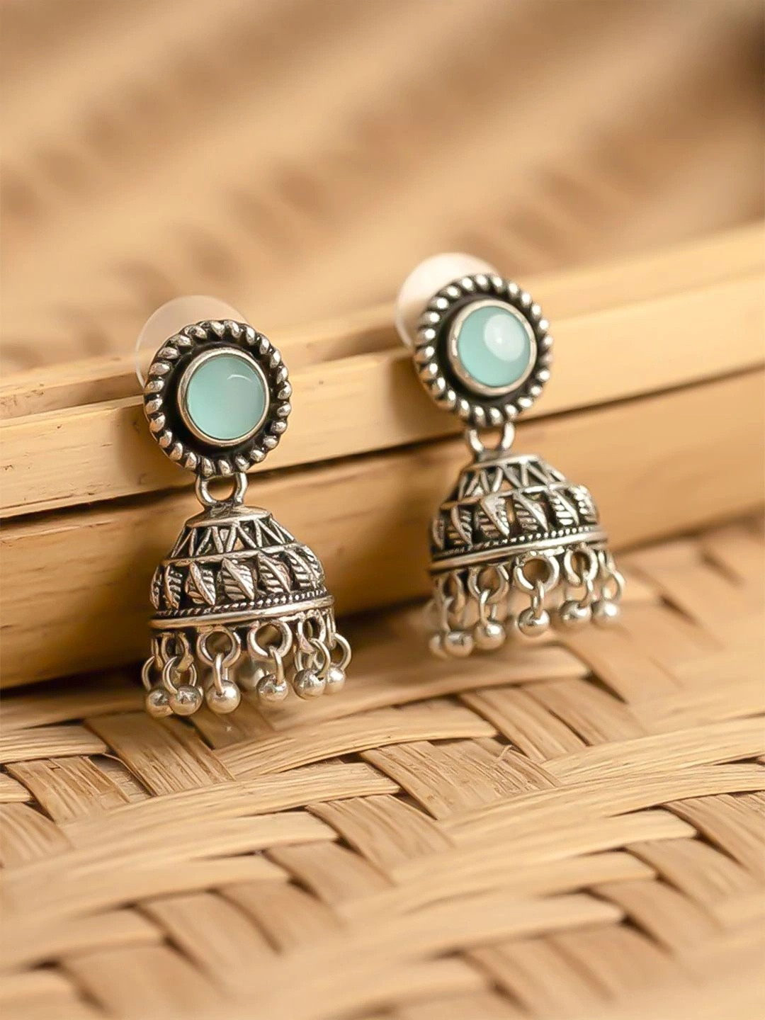 Stylishkudi Circular Jhumkas Earrings
