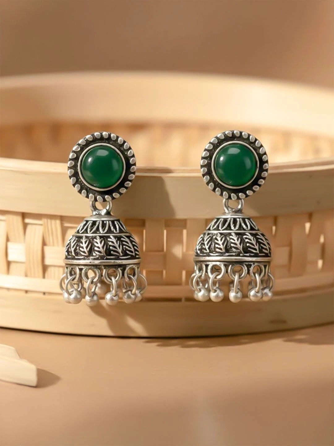 Stylishkudi Circular Jhumkas Earrings