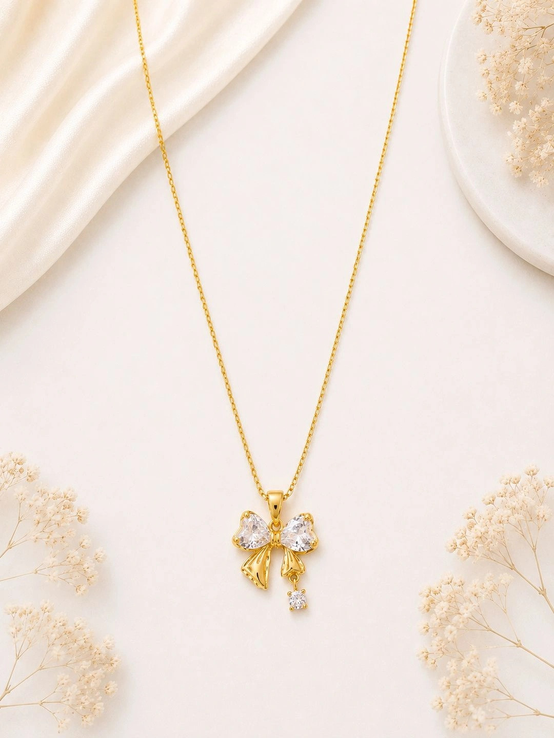 SZN Brass Gold-Plated Necklace