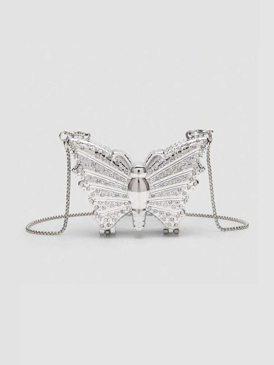 Jasuniq Embellished Box Clutch