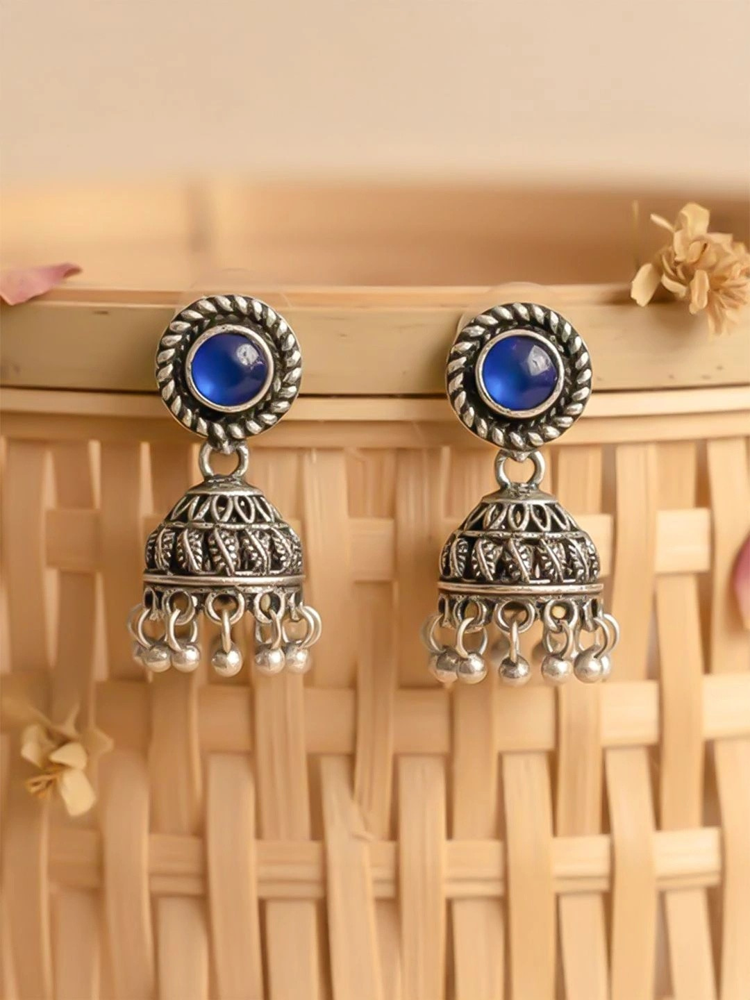 Stylishkudi Circular Jhumkas Earrings