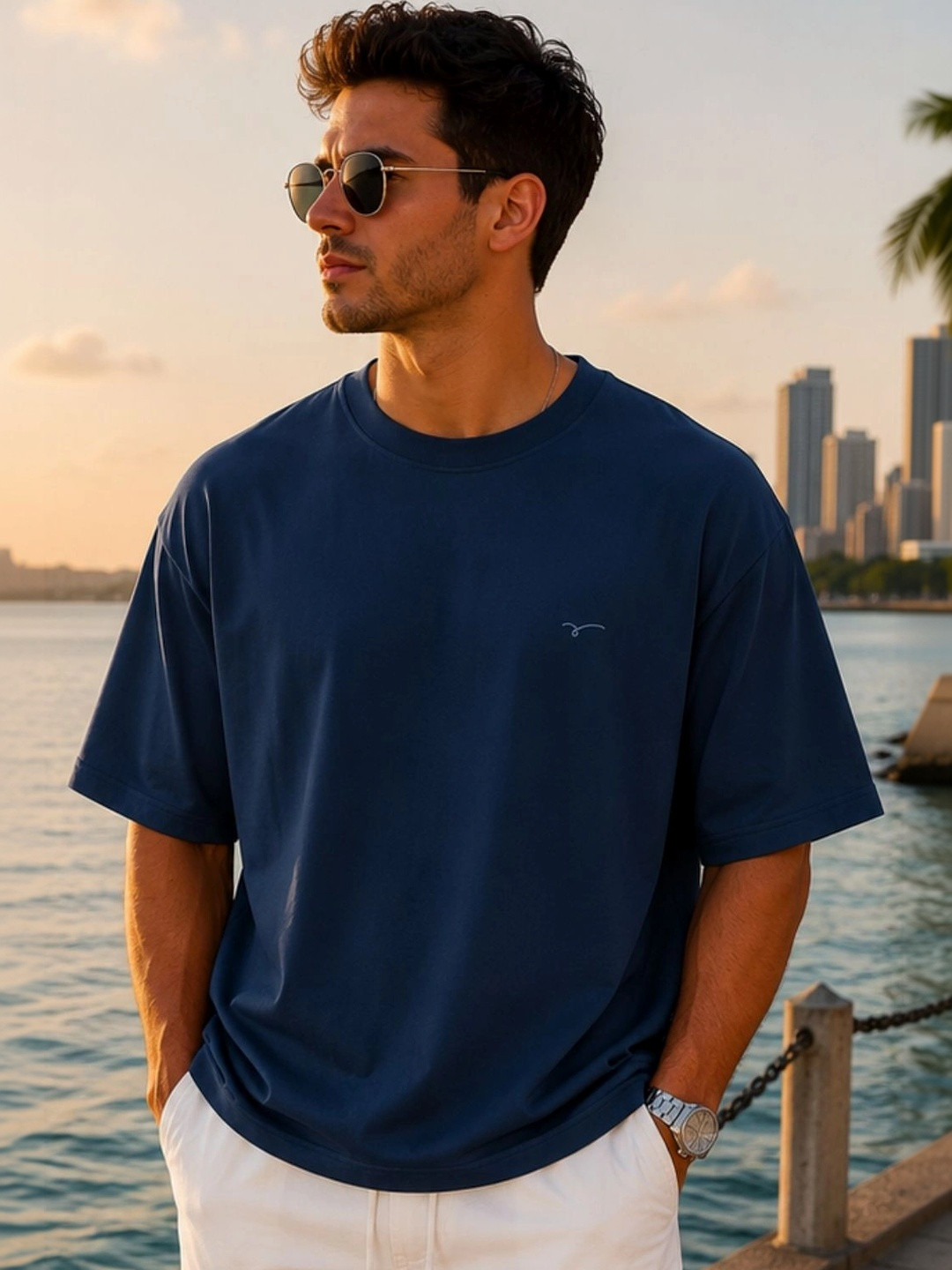 ROLLISTEAR Men Brand Logo T-shirt