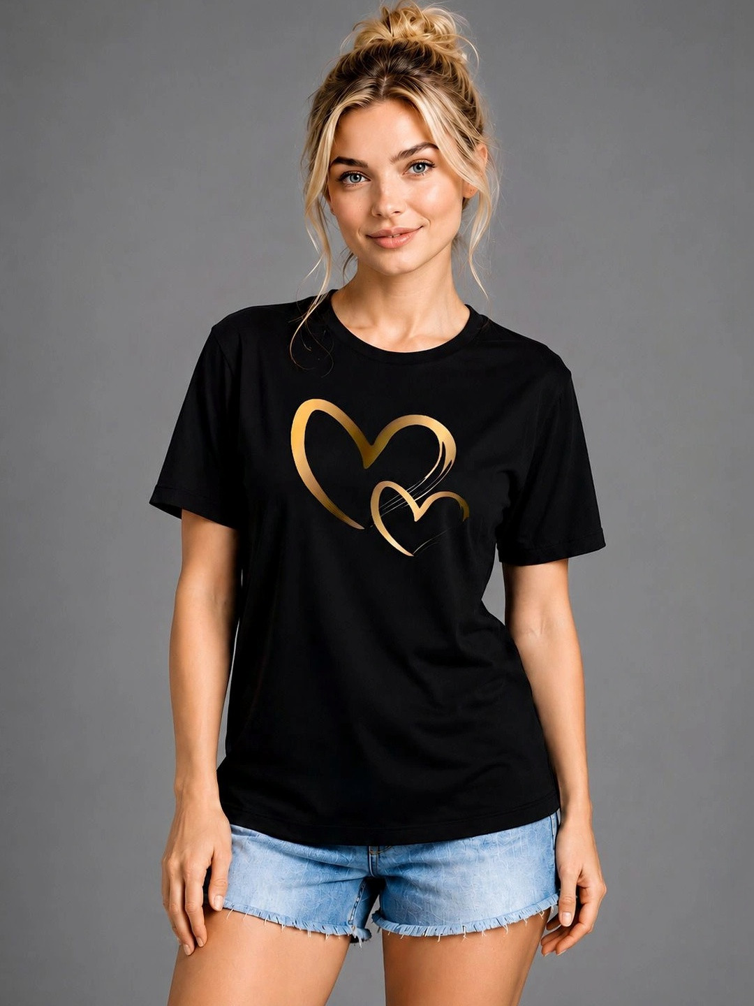 ELVIA Women Printed T-shirt