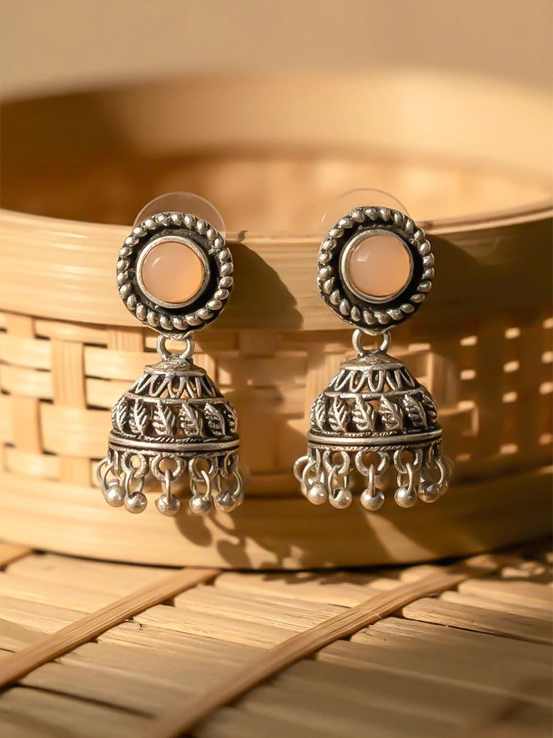 Stylishkudi Circular Jhumkas Earrings