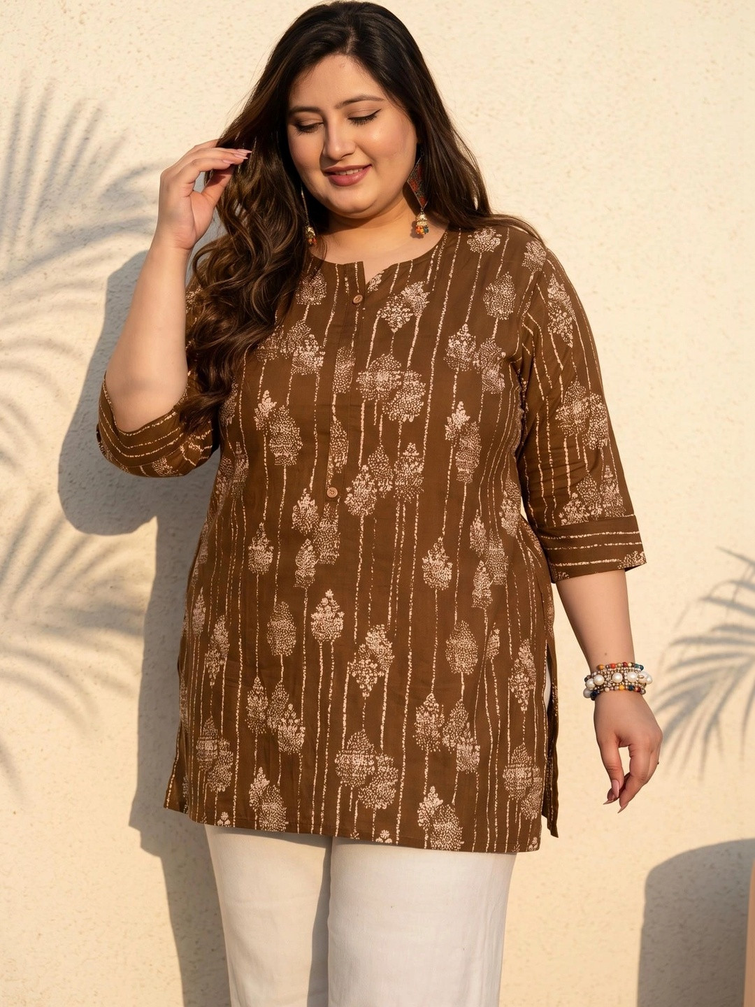 Gs Fashions Ethnic Motifs Printed Pure Cotton Kurti