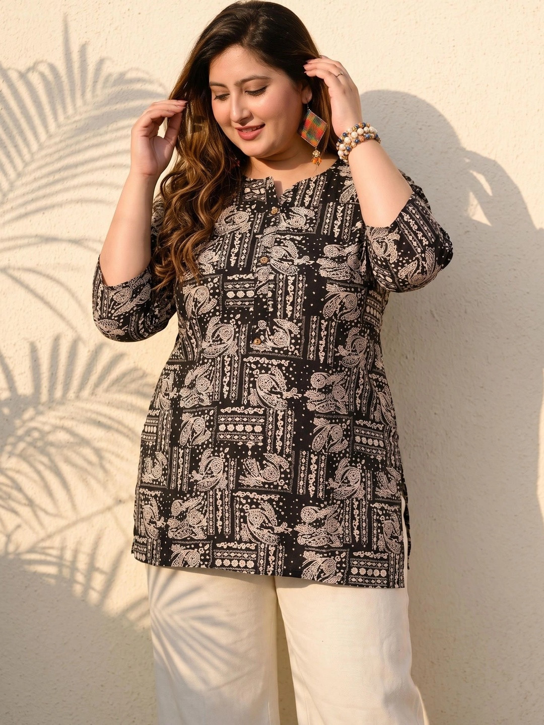 Gs Fashions Paisley Printed Pure Cotton Kurti
