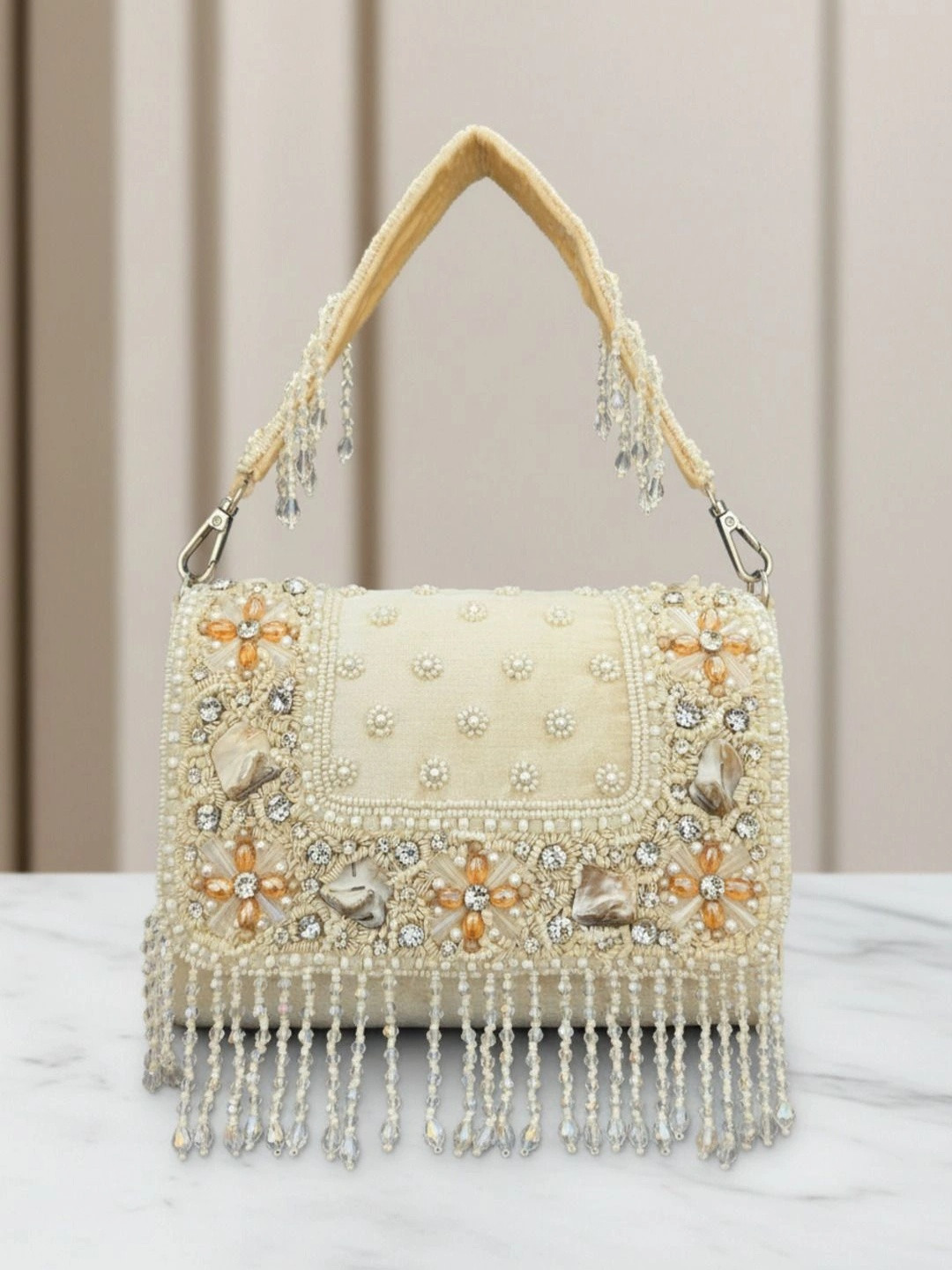 Nicoberry Embellished Box Clutch