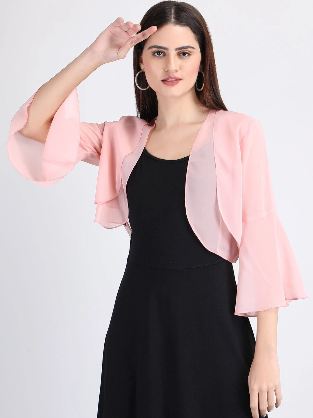 AOL Women Crop Shrug