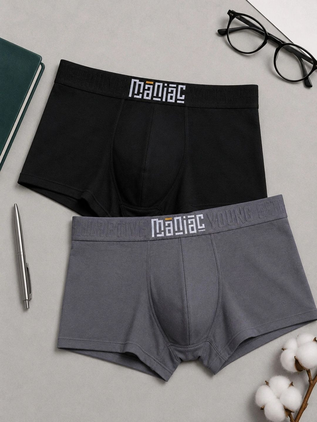 Maniac Pack of 2 Modal Solid Trunks