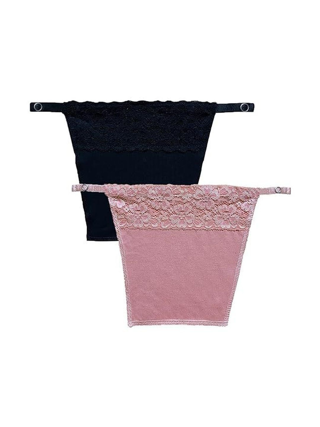 Fimalia Pack of 2 Pure Cotton Non Padded Camisoles
