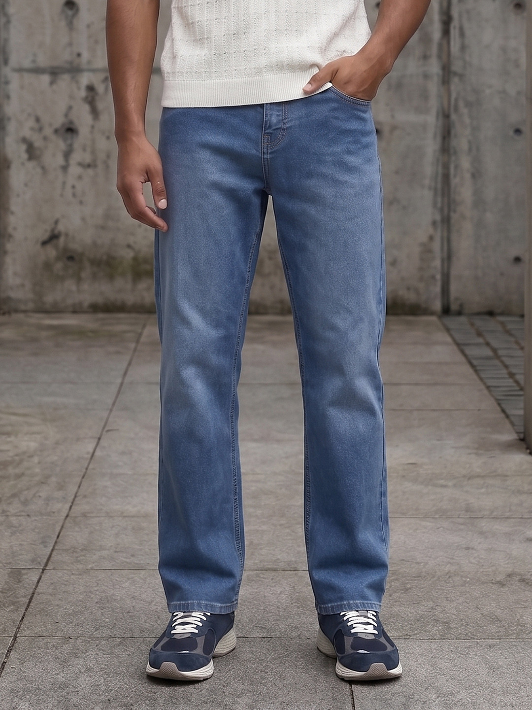 The Roadster Life Co. Men Relaxed Fit Stretchable Jeans
