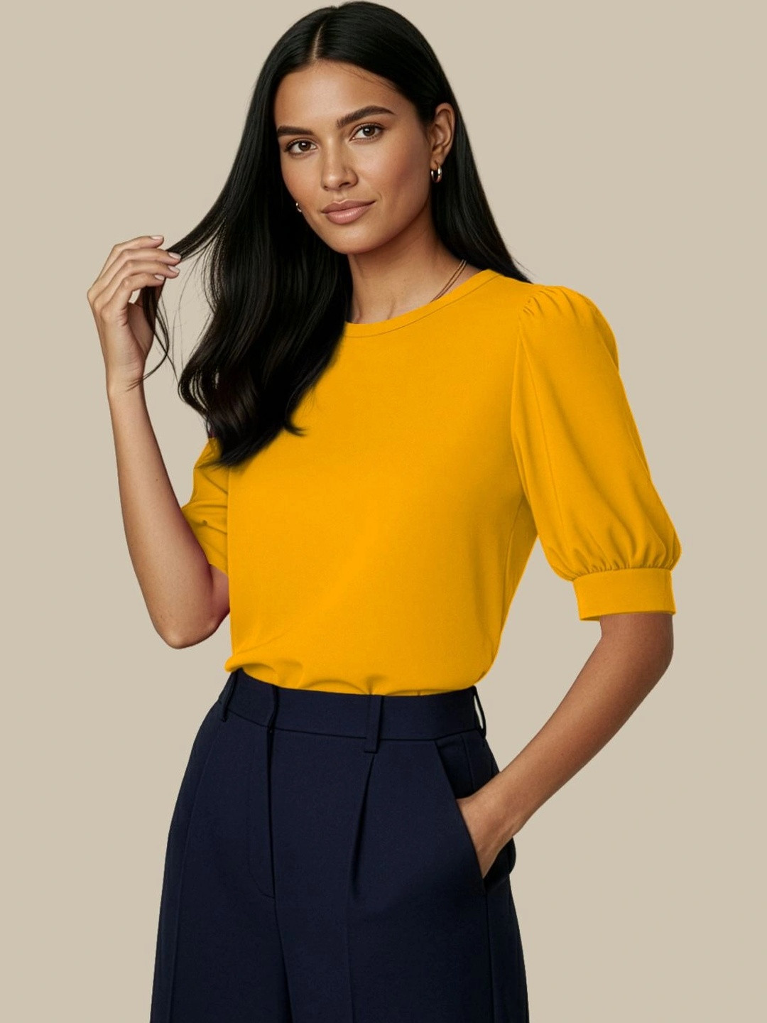 Maheshvi Puff Sleeve Top