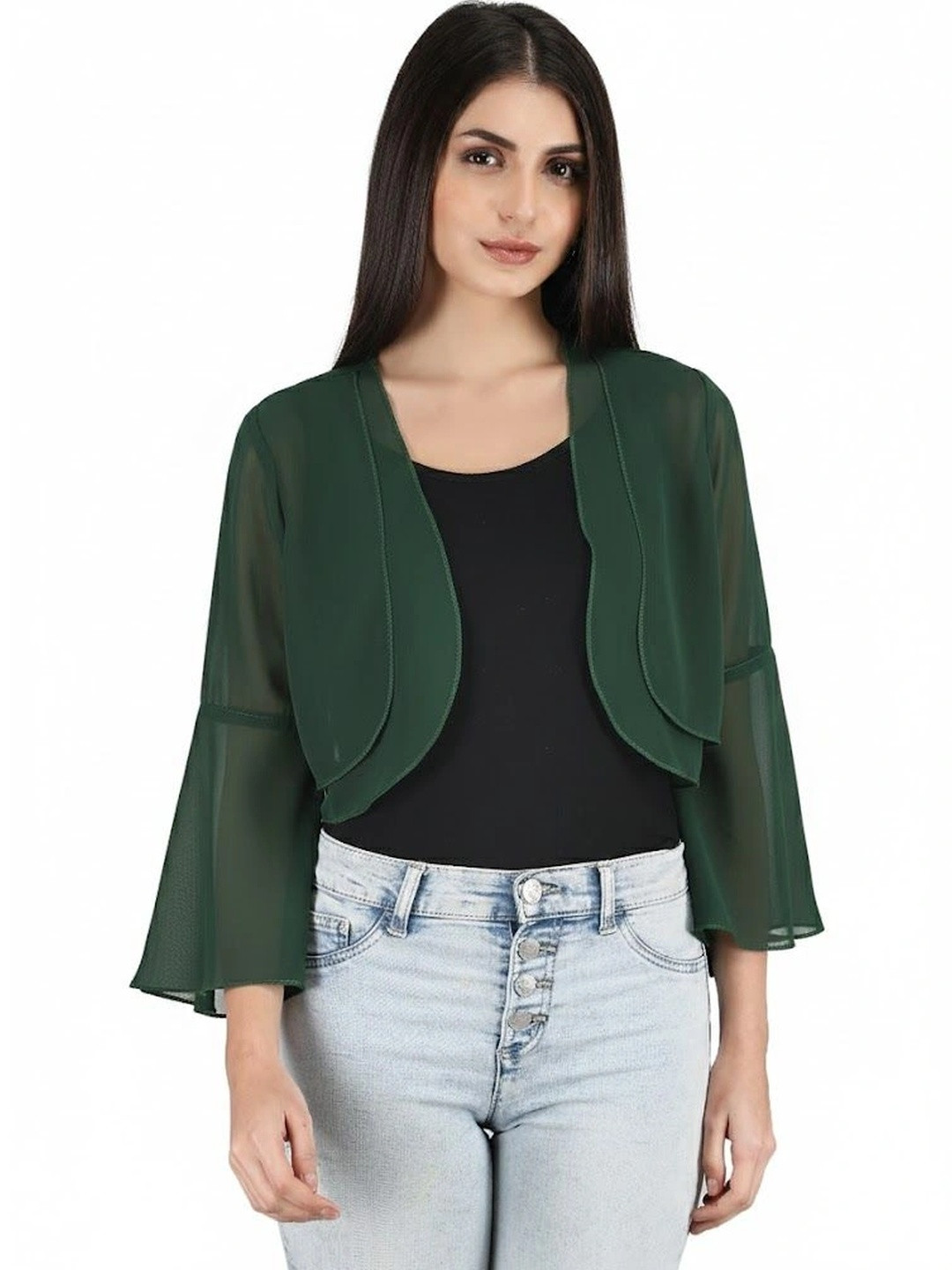 AOL Women Crop Shrug