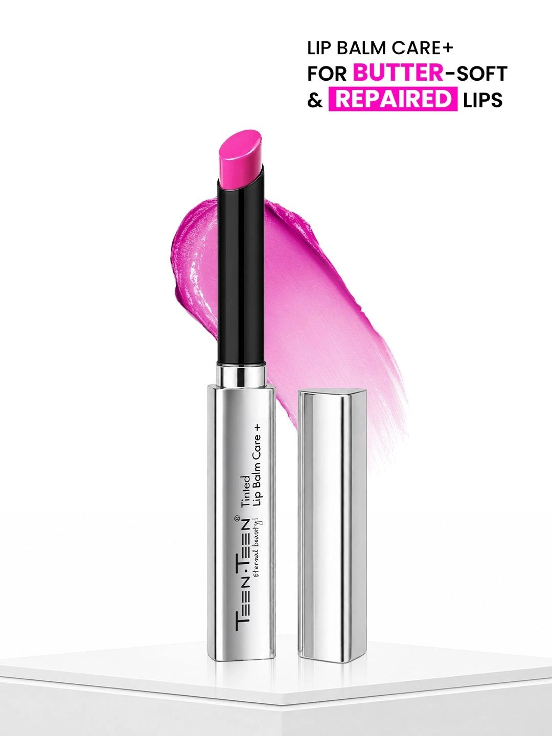 TEEN TEEN COSMETICS Tinted Lip Balm For Smooth Soft Lips & Enhanced Lip Color- 02 Pink Pop