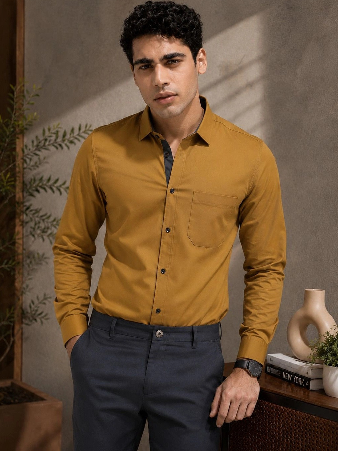 AGNIVAR COLLECTION Men Comfort Casual Shirt